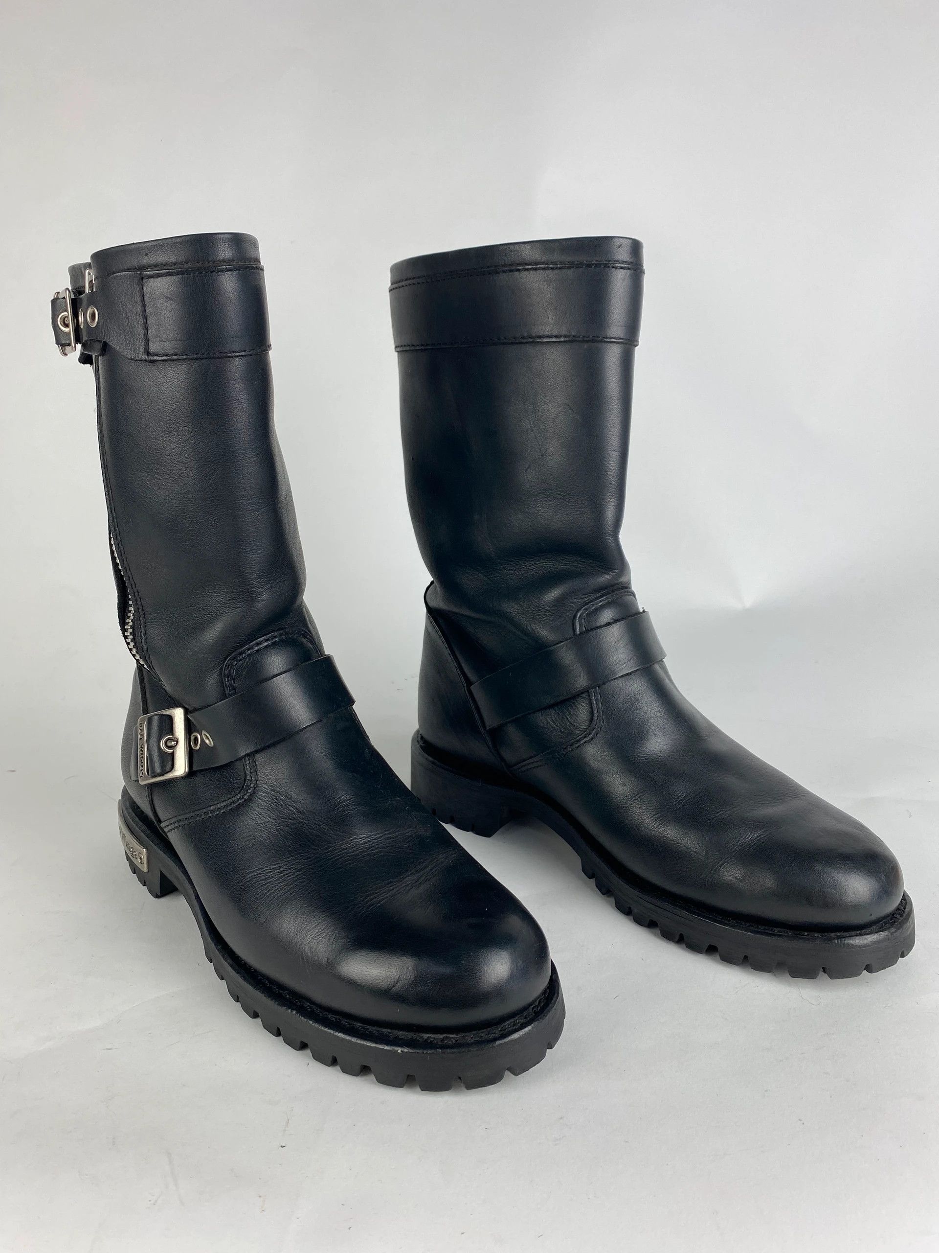 Other red wing shoes engineer leather boots biker high vibram Size US 8.5 / IT 38.5 - 8 Thumbnail