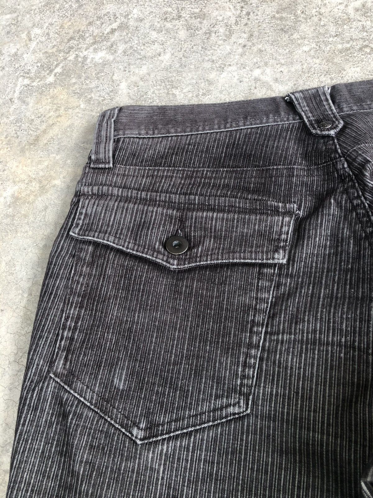 If Six Was Nine Japanese Male Flared Jeans Distressed Corduroy Size US 31 - 16 Thumbnail