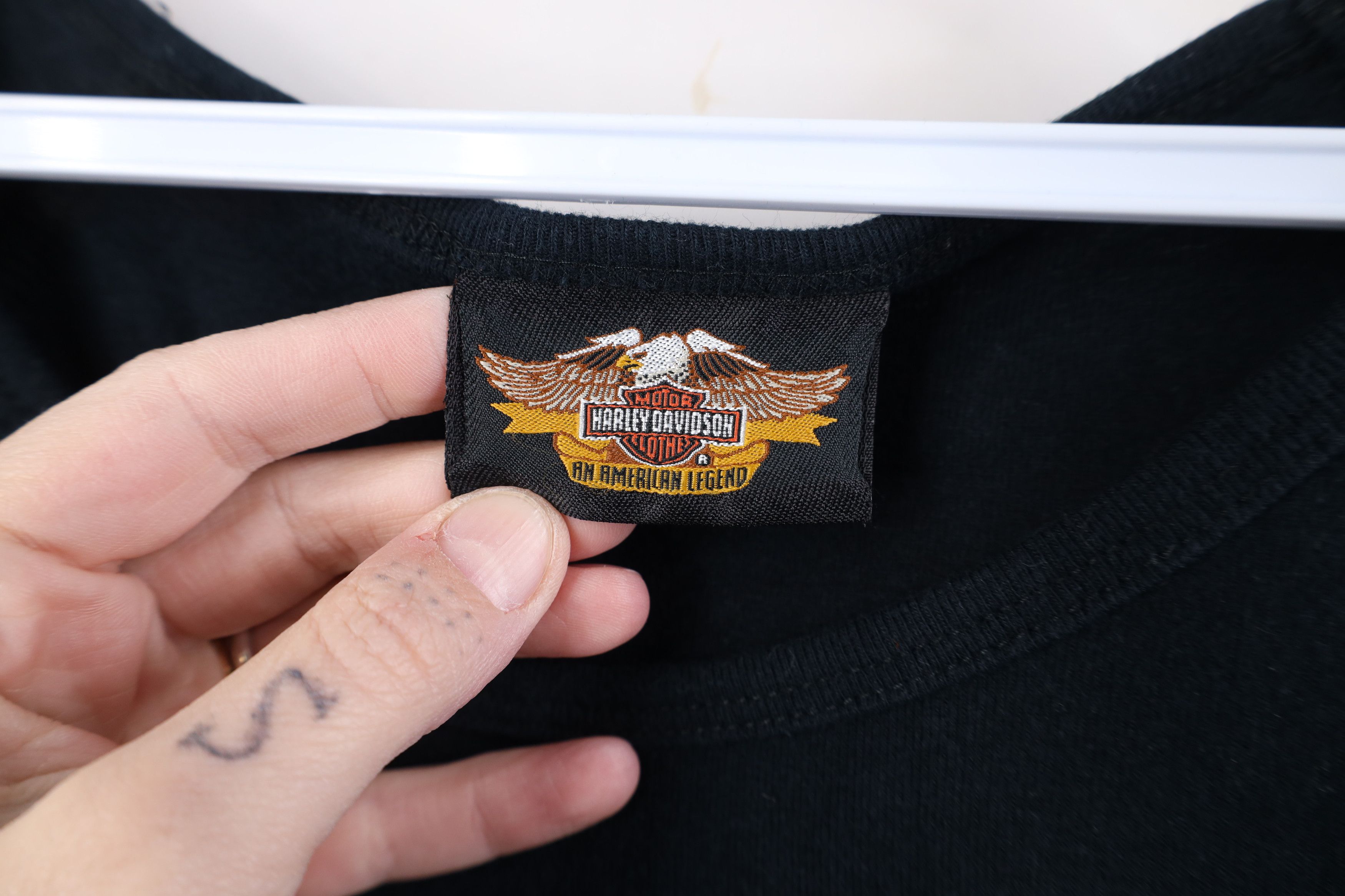 Harley Davidson Vintage Y2K 2003 Harley Davidson Anniversary Ribbed T-Shirt Size M / US 6-8 / IT 42-44 - 7 Thumbnail
