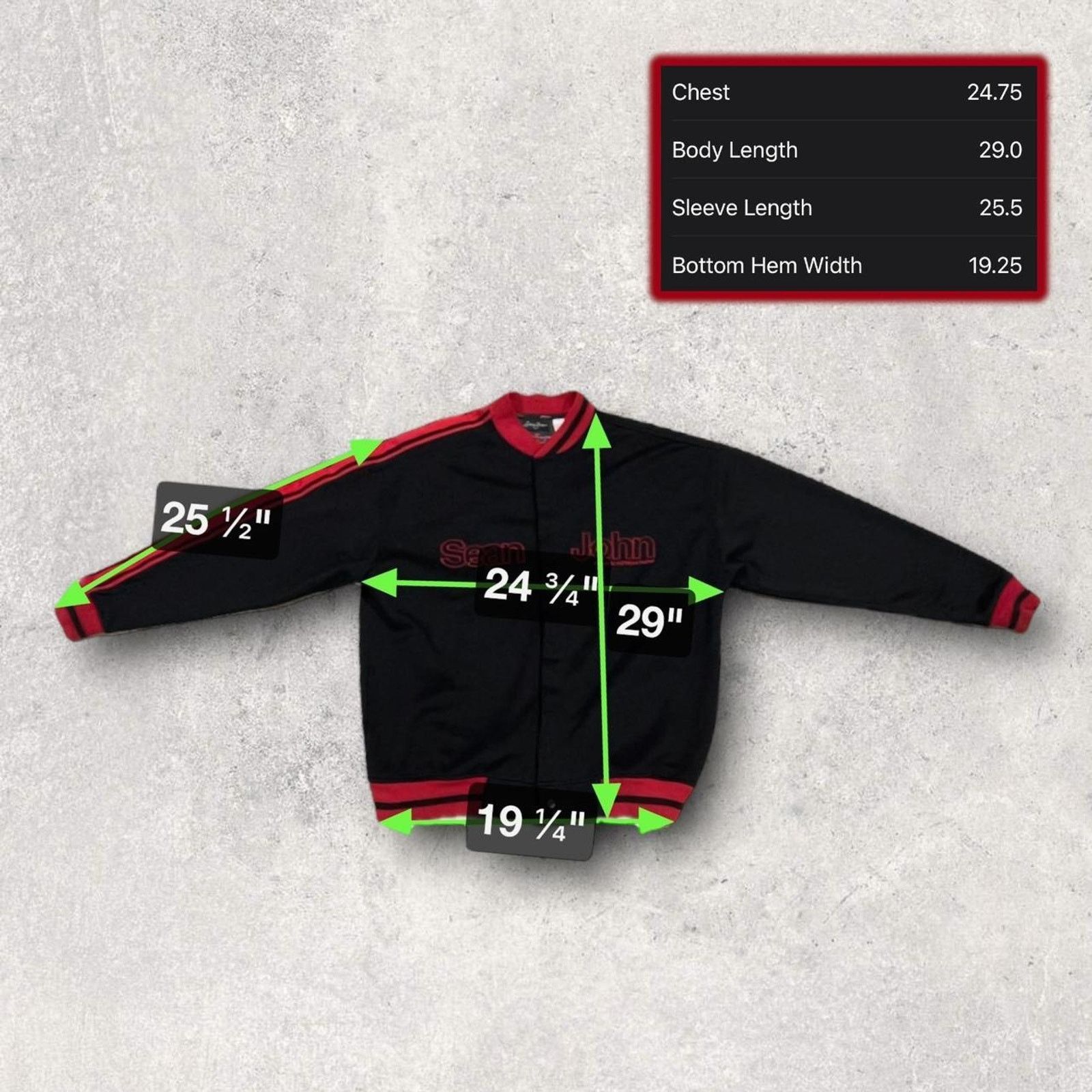 Sean John Sean John Vintage (90’s) Embroidered Logo Snap Button Jacket Size US XL / EU 56 / 4 - 5 Thumbnail