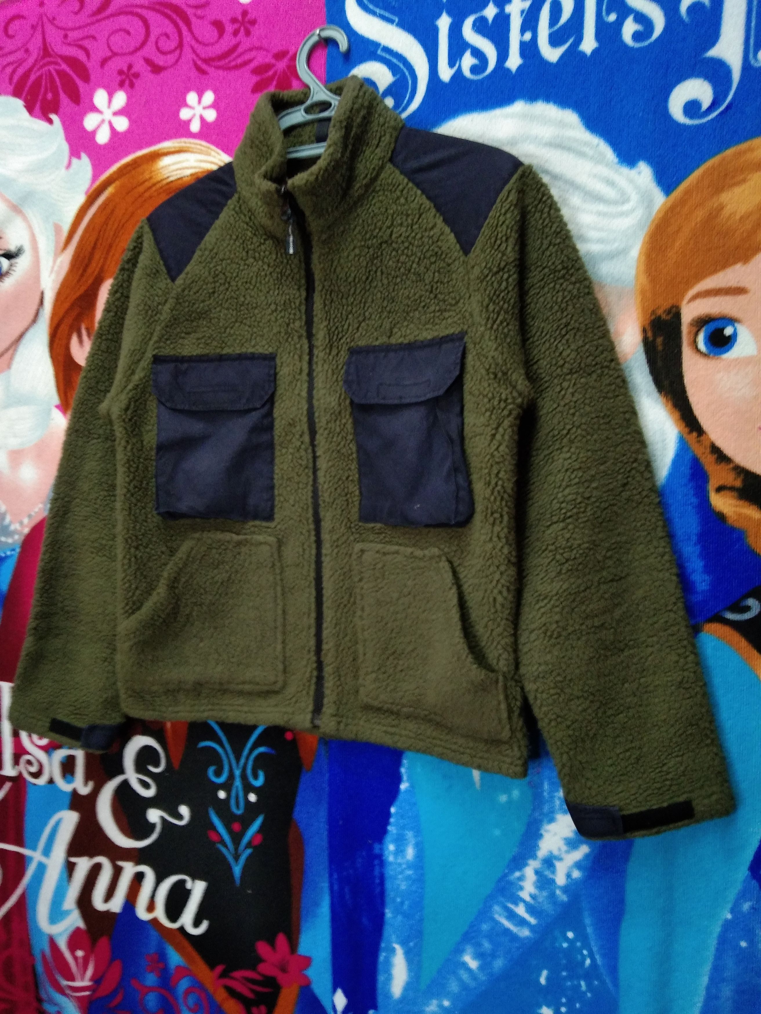 Japanese Brand VINTAGE DEEP PILE SHERPA FLEECE JACKET Size S / US 4 / IT 40 - 2 Thumbnail