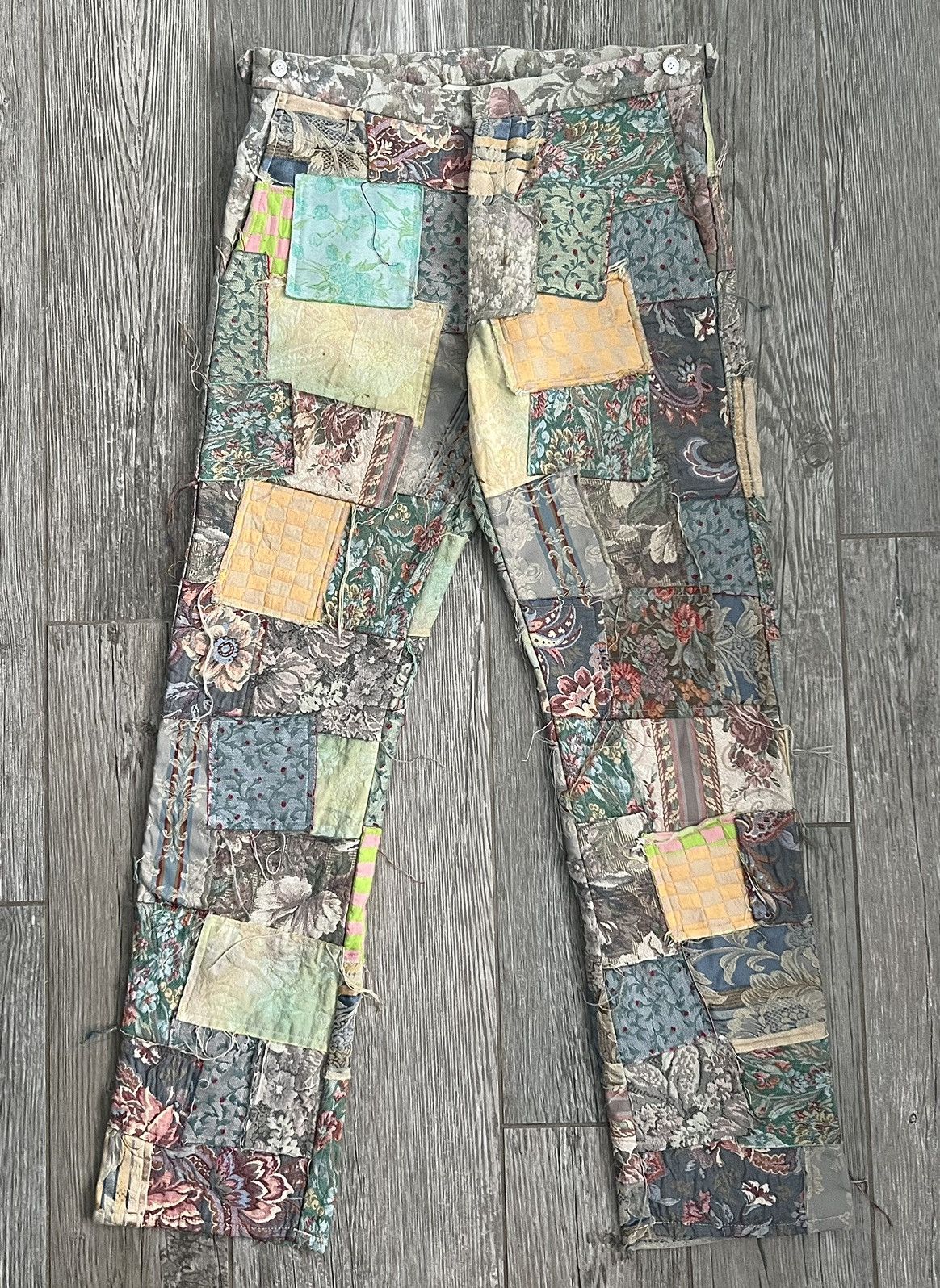 1999 Comme Des Garçons Homme Plus Gobelin Patchwork Pants