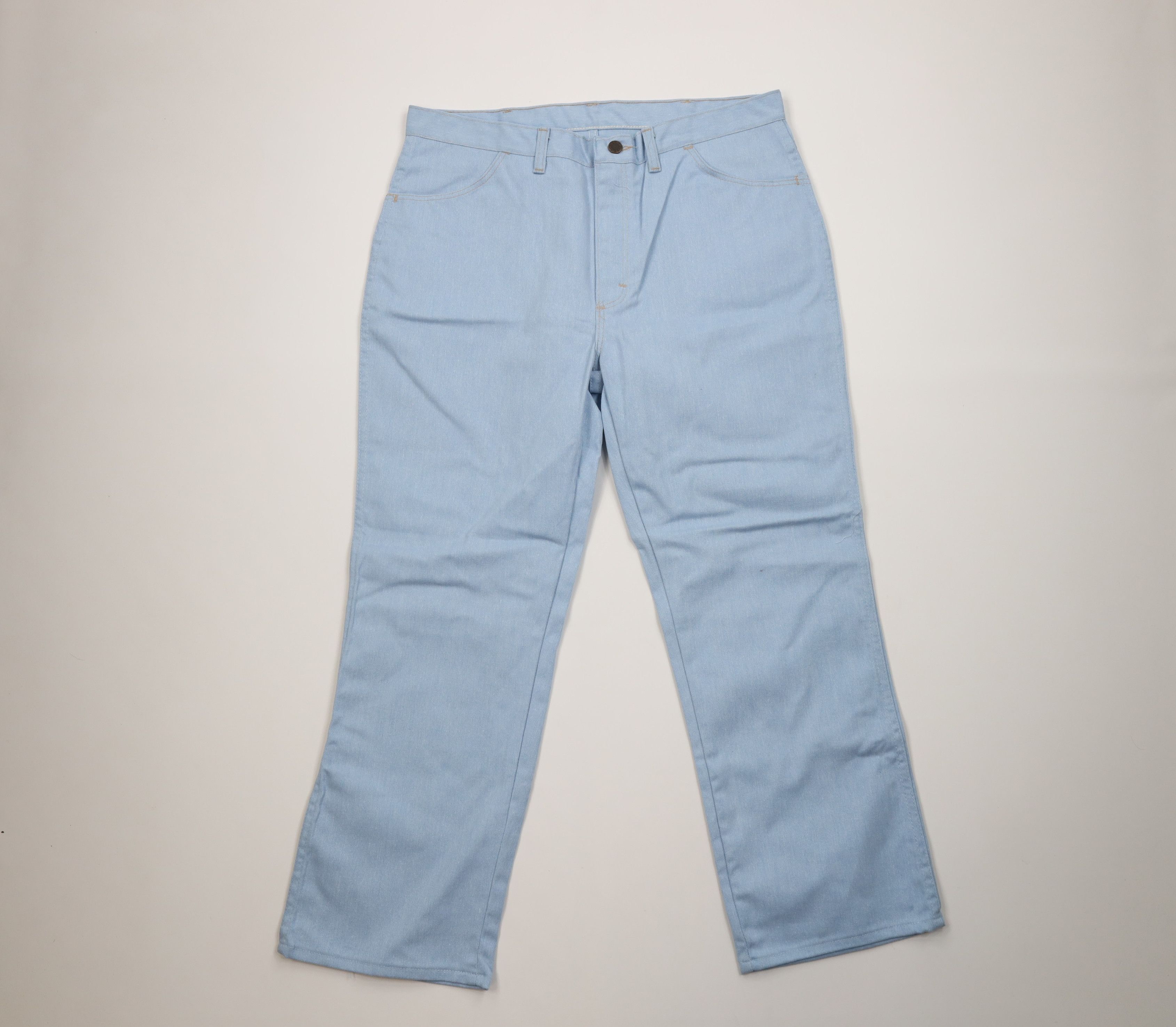 Vintage Deadstock Vintage 70s Streetwear Wide Leg Denim Jeans USA Size US 38 / EU 54 - 1 Thumbnail