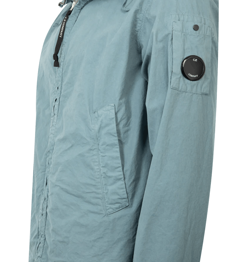 C.P. Company o1h1sh10526 Micro Reps Hooded Lens Jacket in Silver/Blue Size US M / EU 48-50 / 2 - 5 Thumbnail