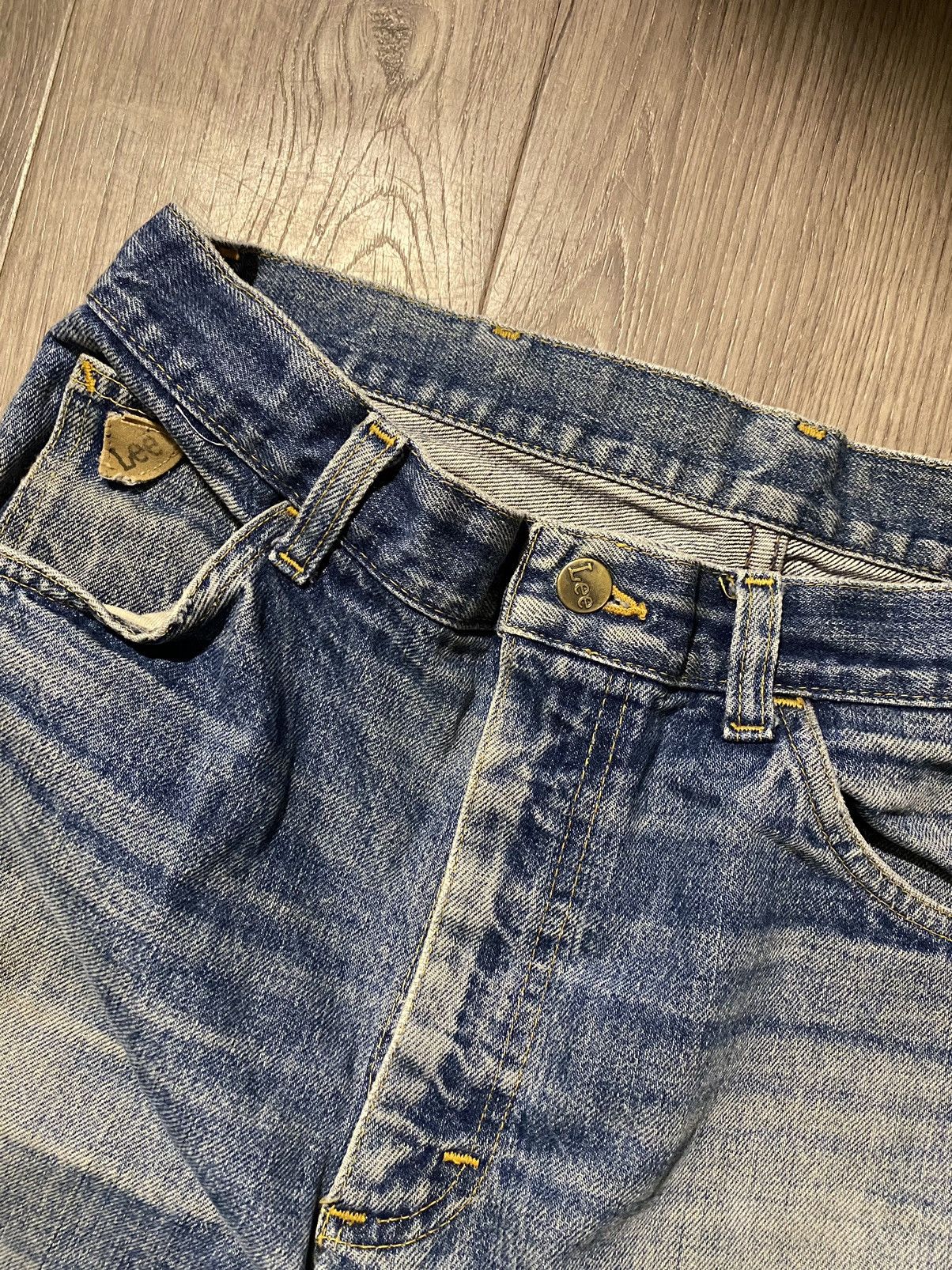 Vintage vintage faded lee jeans Size US 30 / EU 46 - 3 Thumbnail