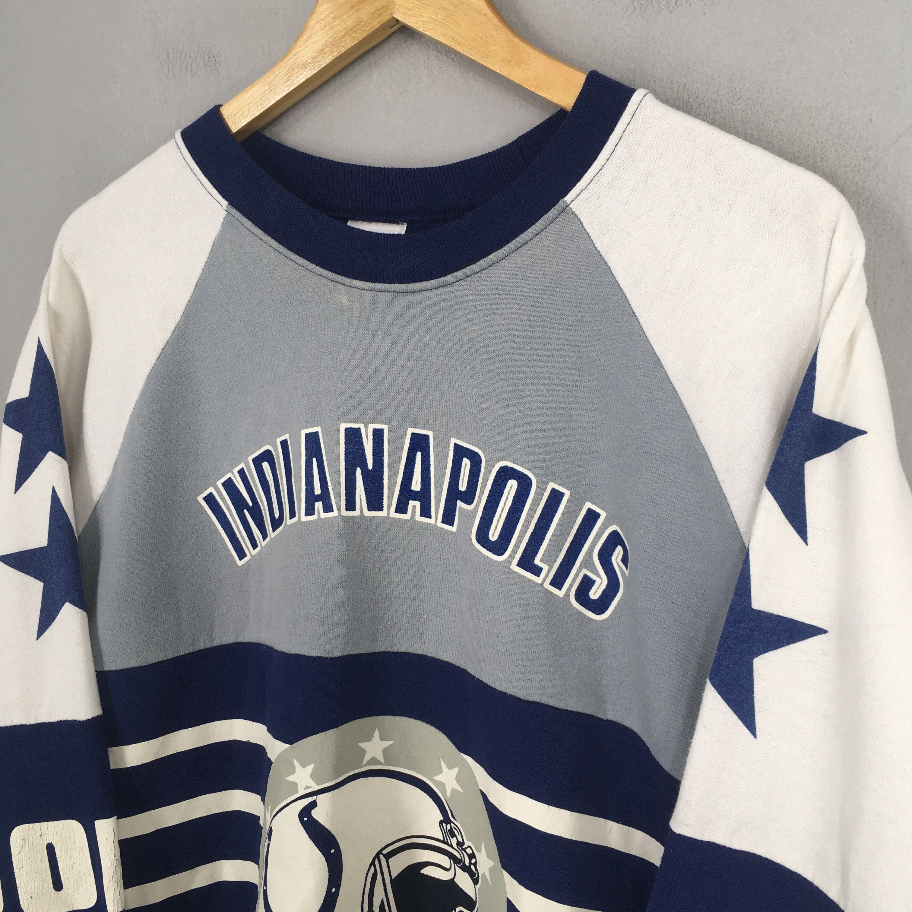 NFL × Vintage Vintage Indianapolis Colts NFL Sweatshirt Large Size US L / EU 52-54 / 3 - 3 Thumbnail