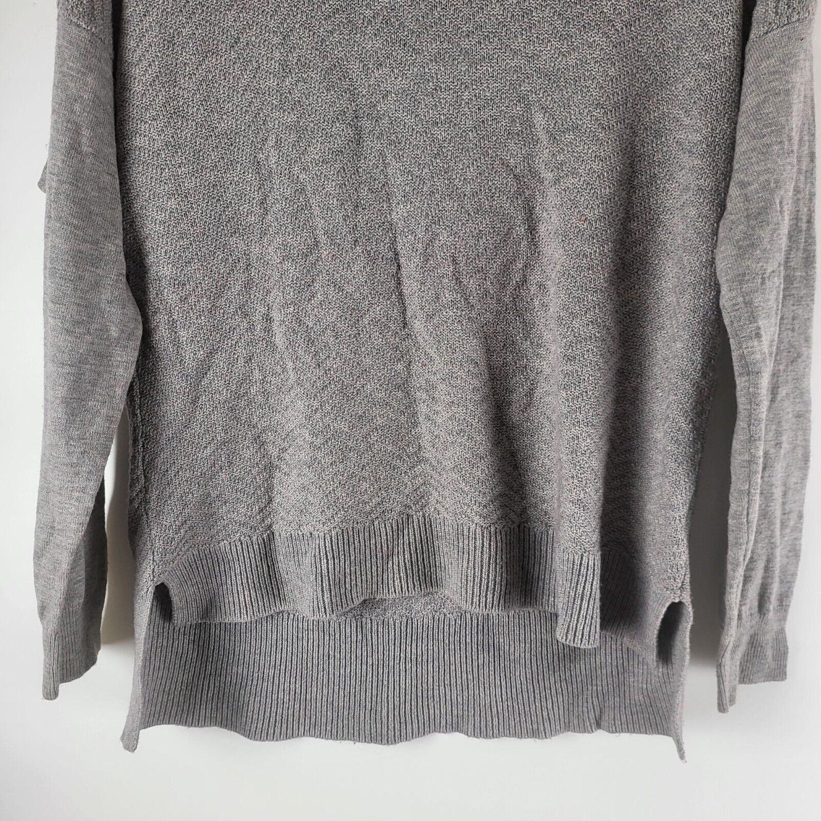 Joie Joie Cowl Neck Sweater L Womens Wool Cashmere Blend Grey Size L / US 10 / IT 46 - 5 Thumbnail