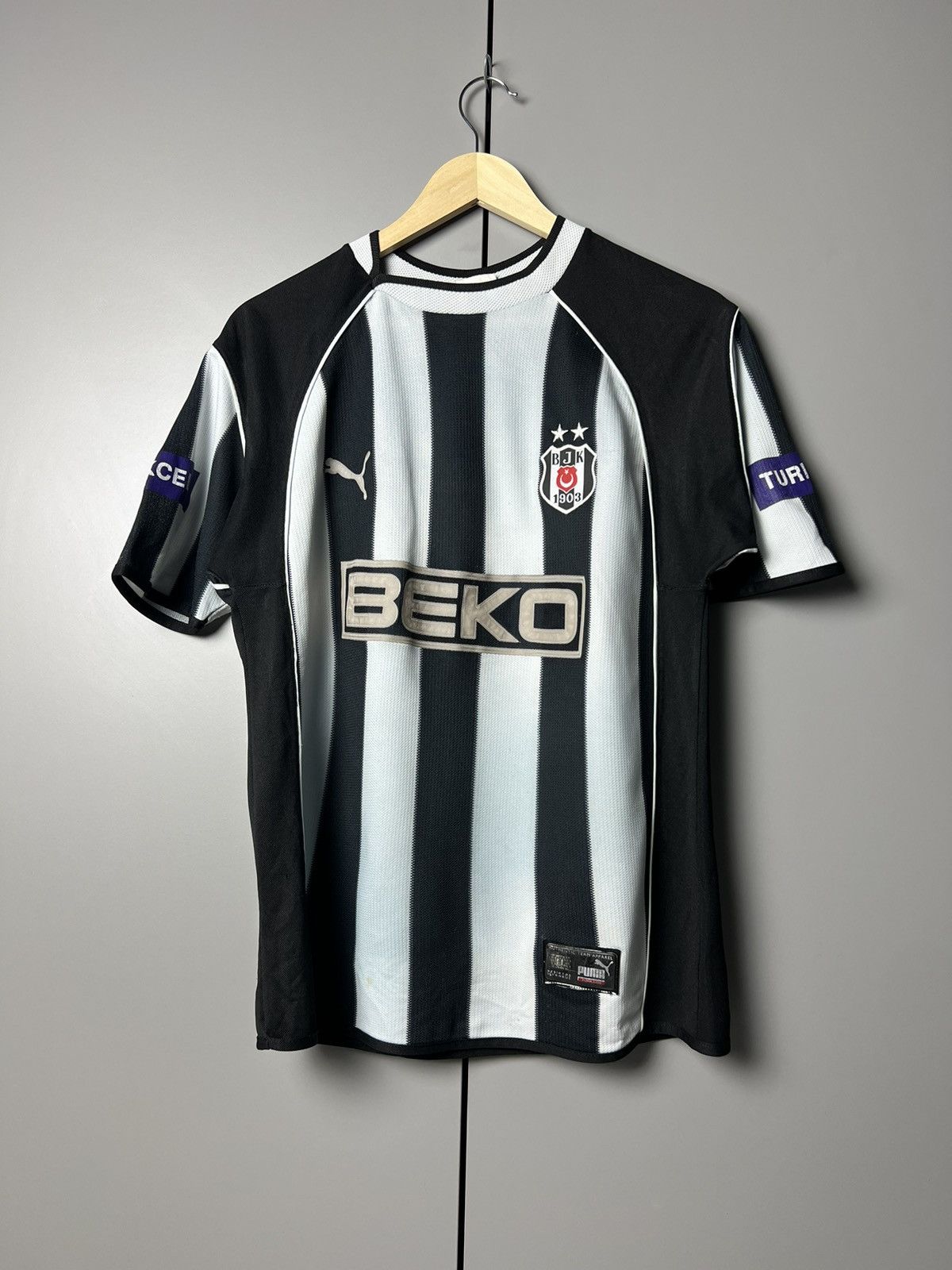 Adidas Vintage Puma Besiktas 2003-04 Soccer Away Kit Size US XS / EU 42 / 0 - 1 Thumbnail