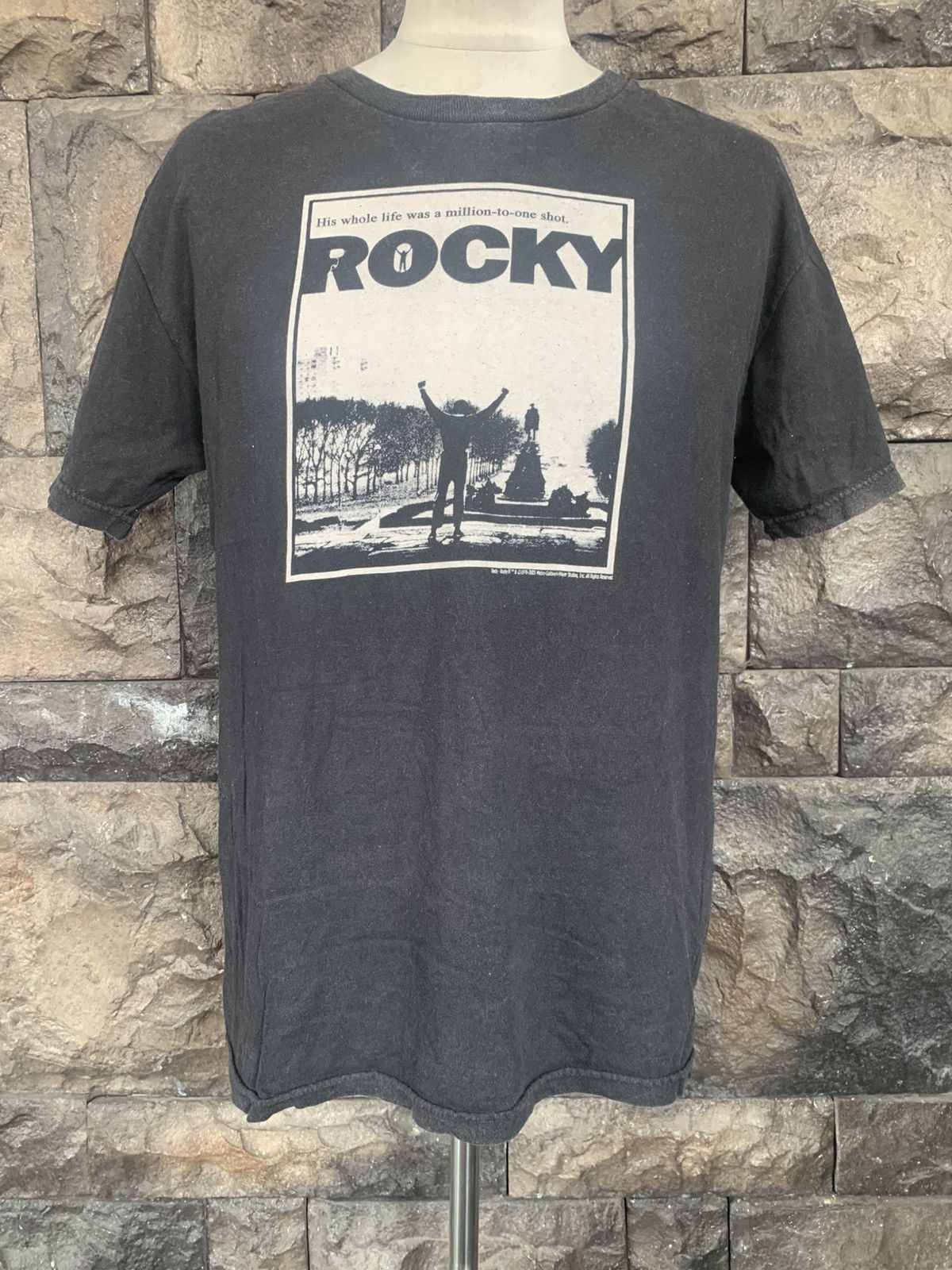 Vintage Vintage Rocky Movie / Sport Drama Sylvester Stallone T shirt Size US M / EU 48-50 / 2 - 1 Thumbnail