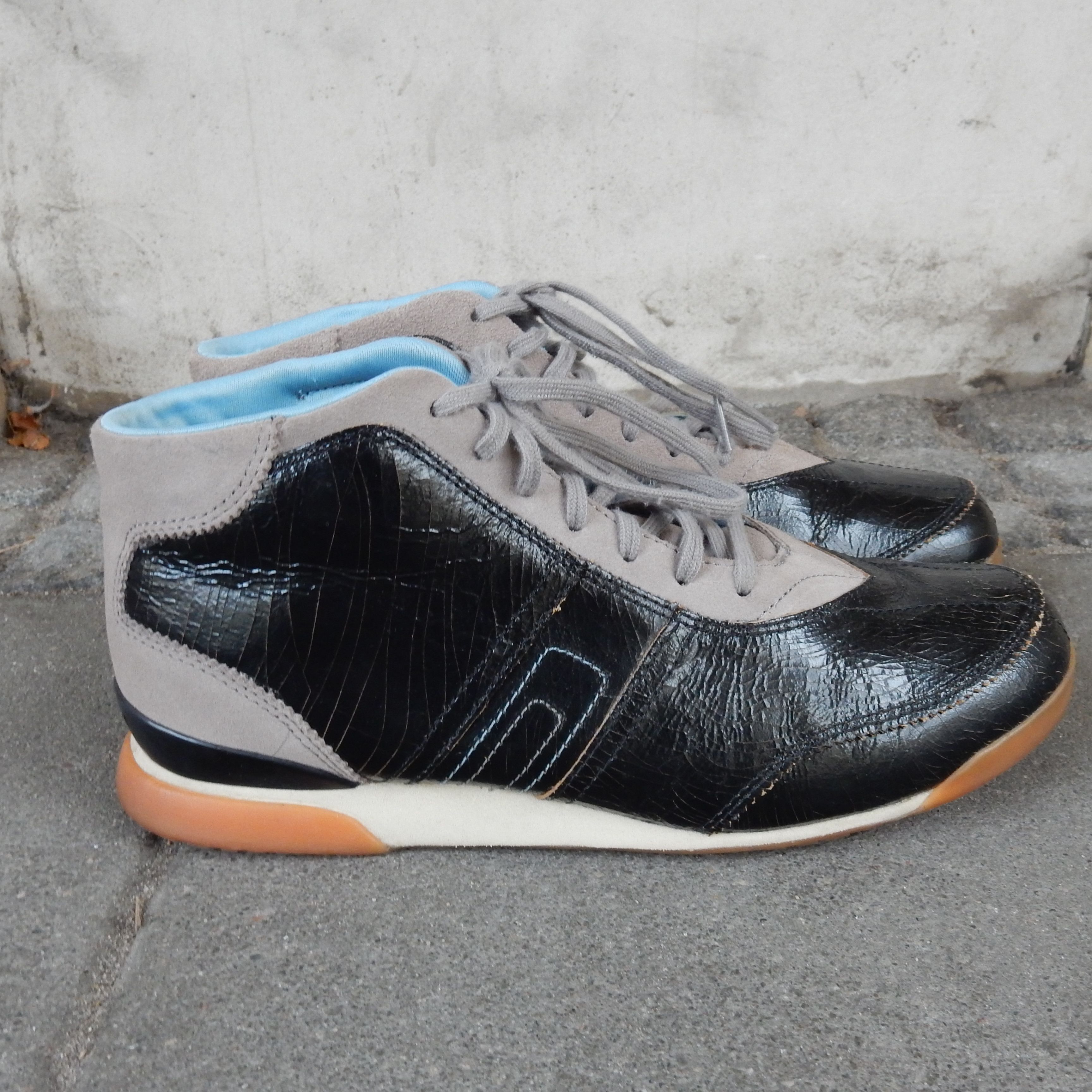 Diesel Diesel Vintage Brown Leather High Sneakers - US 8,5 / EU 39 Size US 8.5 / IT 38.5 - 1 Thumbnail