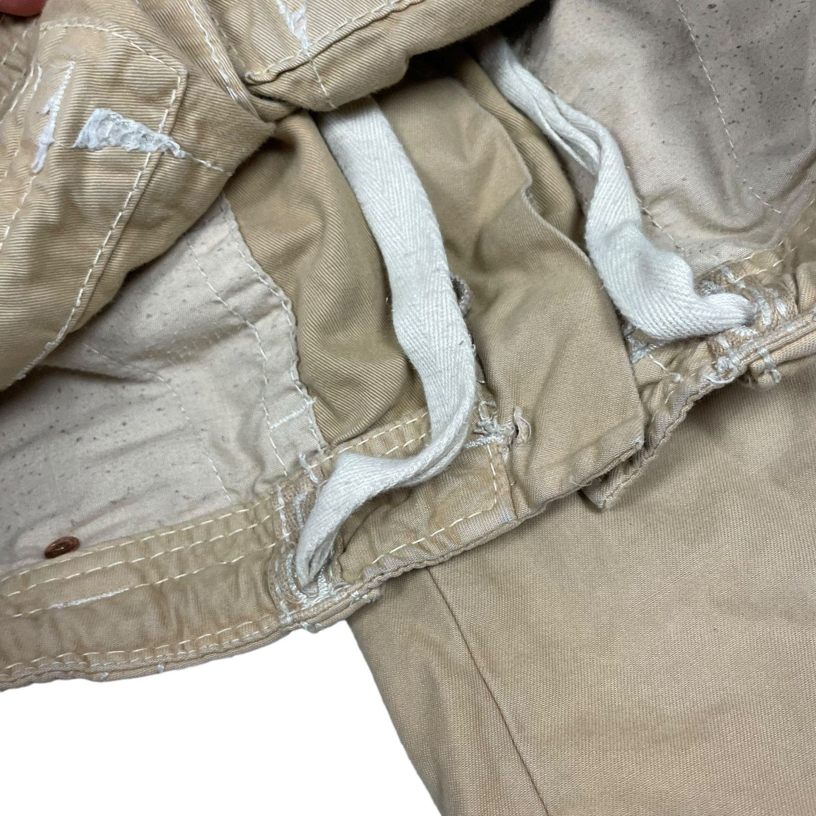 True Religion × Vintage True Religion Men's Brown Cotton Zip Fly High-Rise Shorts 30 Size US 30 / EU 46 - 6 Thumbnail