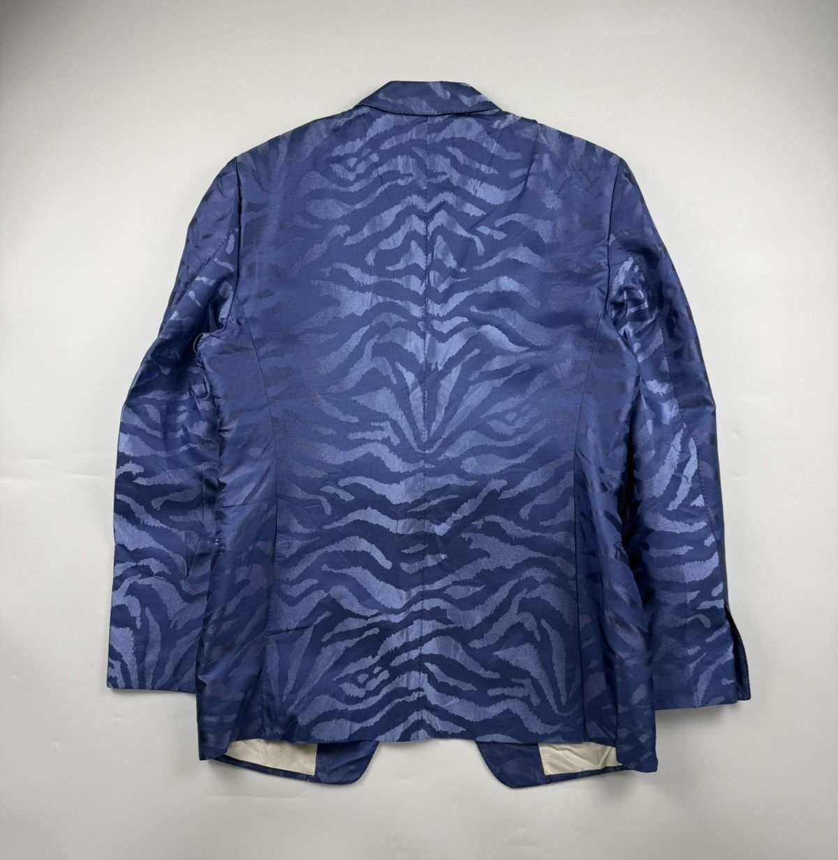 Tom Ford Tom Ford S/S’15 Jacquard Zebra Print Silk Jacket Size US L / EU 52-54 / 3 - 3 Thumbnail