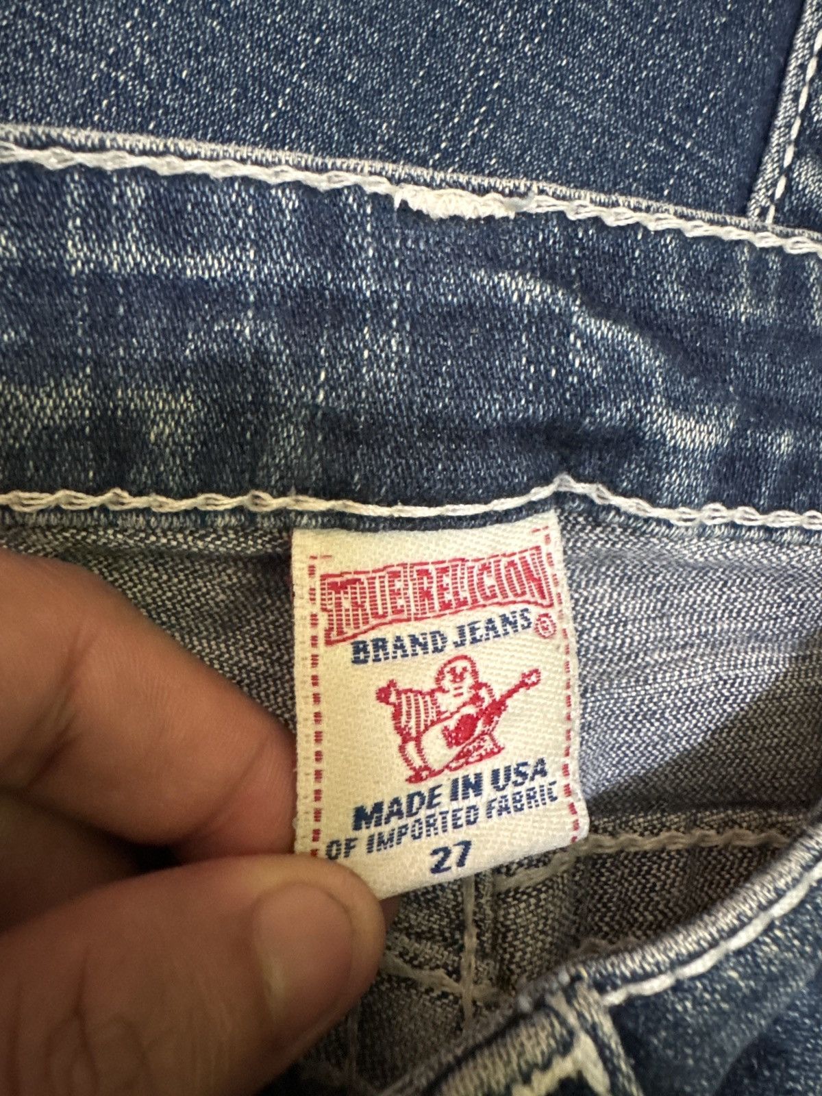 True Religion Flared TRUE RELIGION with White Stitching Low Rise jeans Size 28" / US 6 / IT 42 - 20 Thumbnail