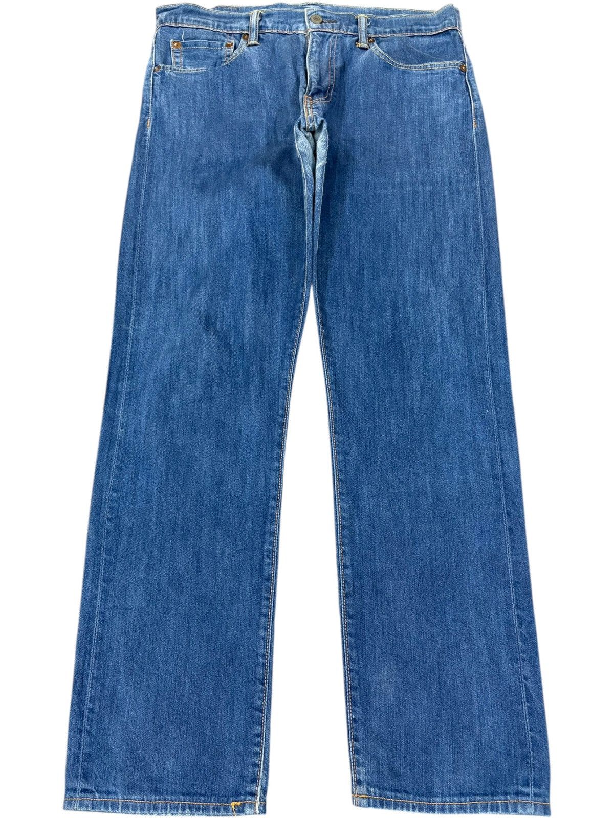 Levi's Vintage Y2K Levis 511 Selvedge Distress Jeans Size US 33 - 1 Thumbnail