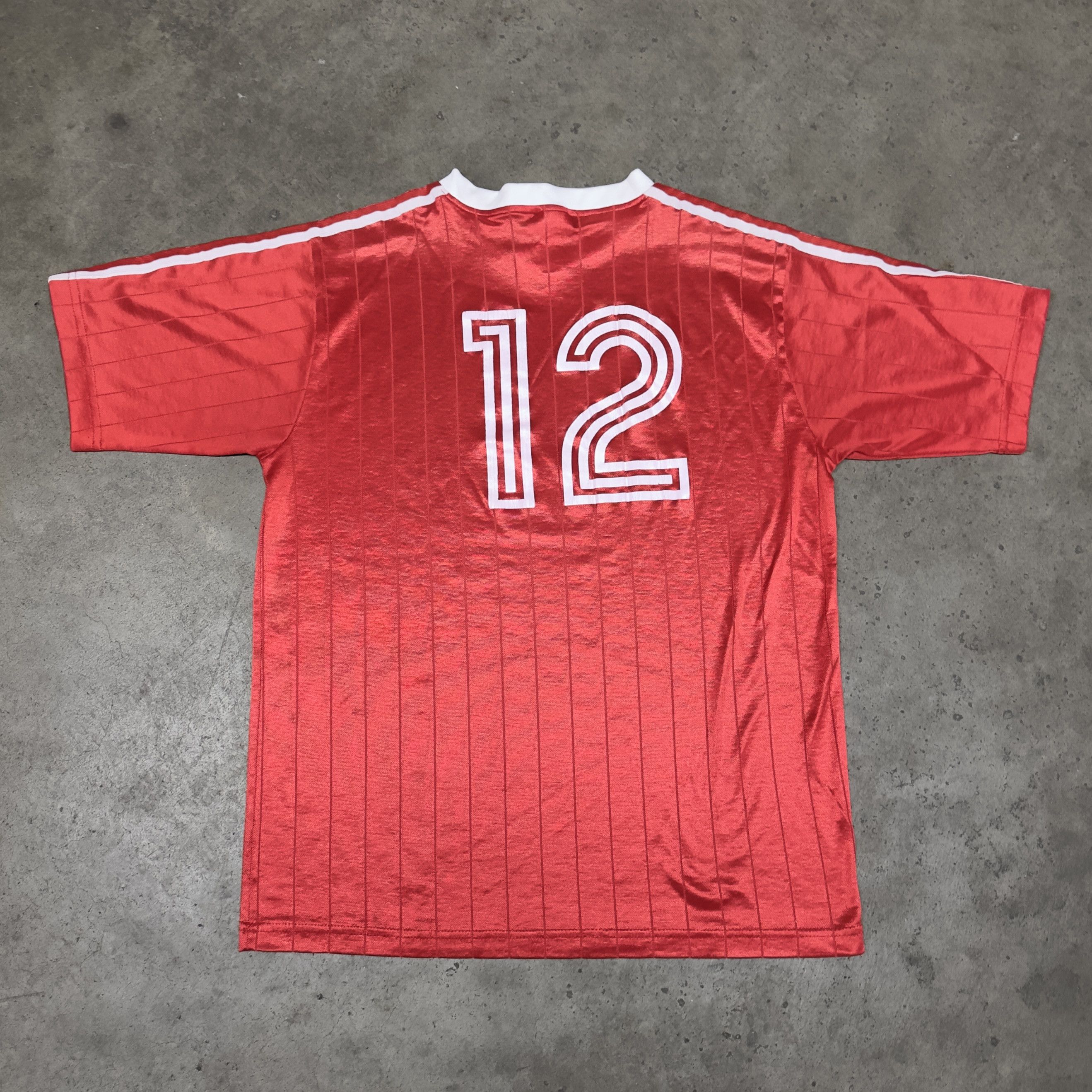 Adidas Vintage 90s Adidas Sportswear Soccer Jersey Size US L / EU 52-54 / 3 - 3 Thumbnail