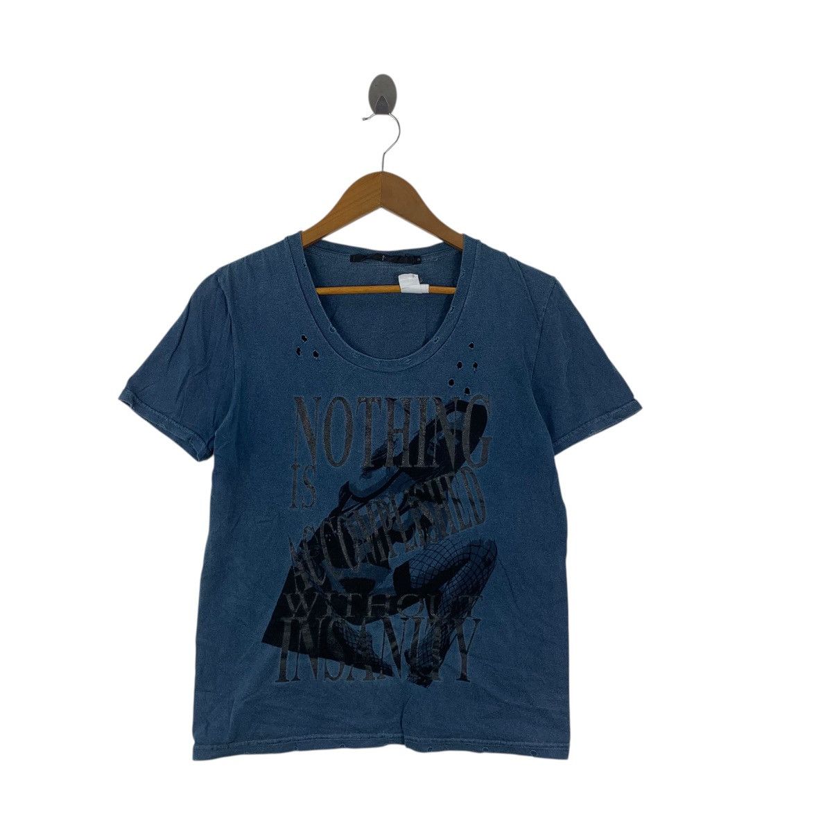 Other JIN CO JAPAN Insanity Distress Design Pure Natural Indigo Size S / US 4 / IT 40 - 3 Thumbnail