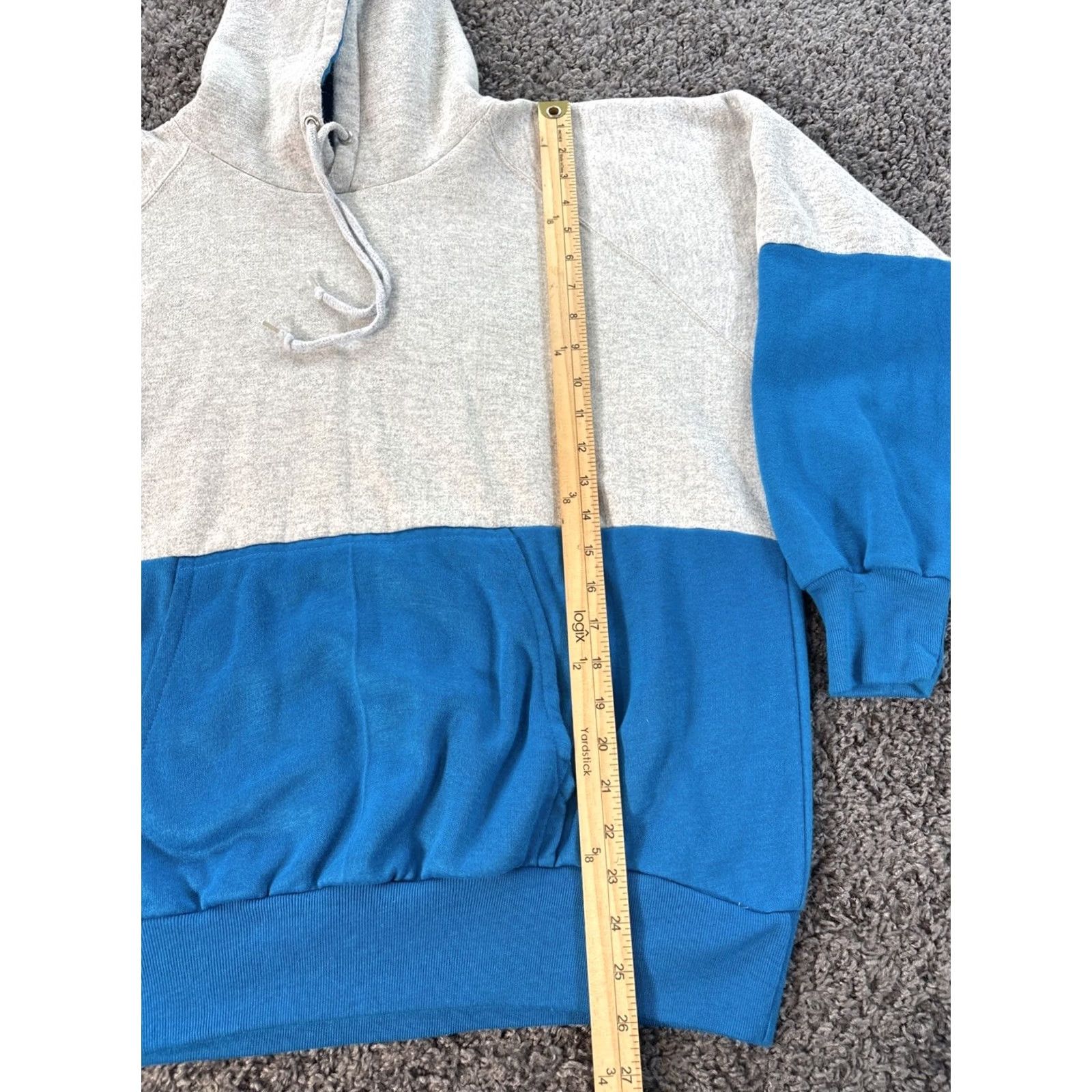 McGregor VINTAGE MacGregor Hoodie XL Gray 2 Tone Fleece Pullover 90s Mens Size US XL / EU 56 / 4 - 2 Thumbnail