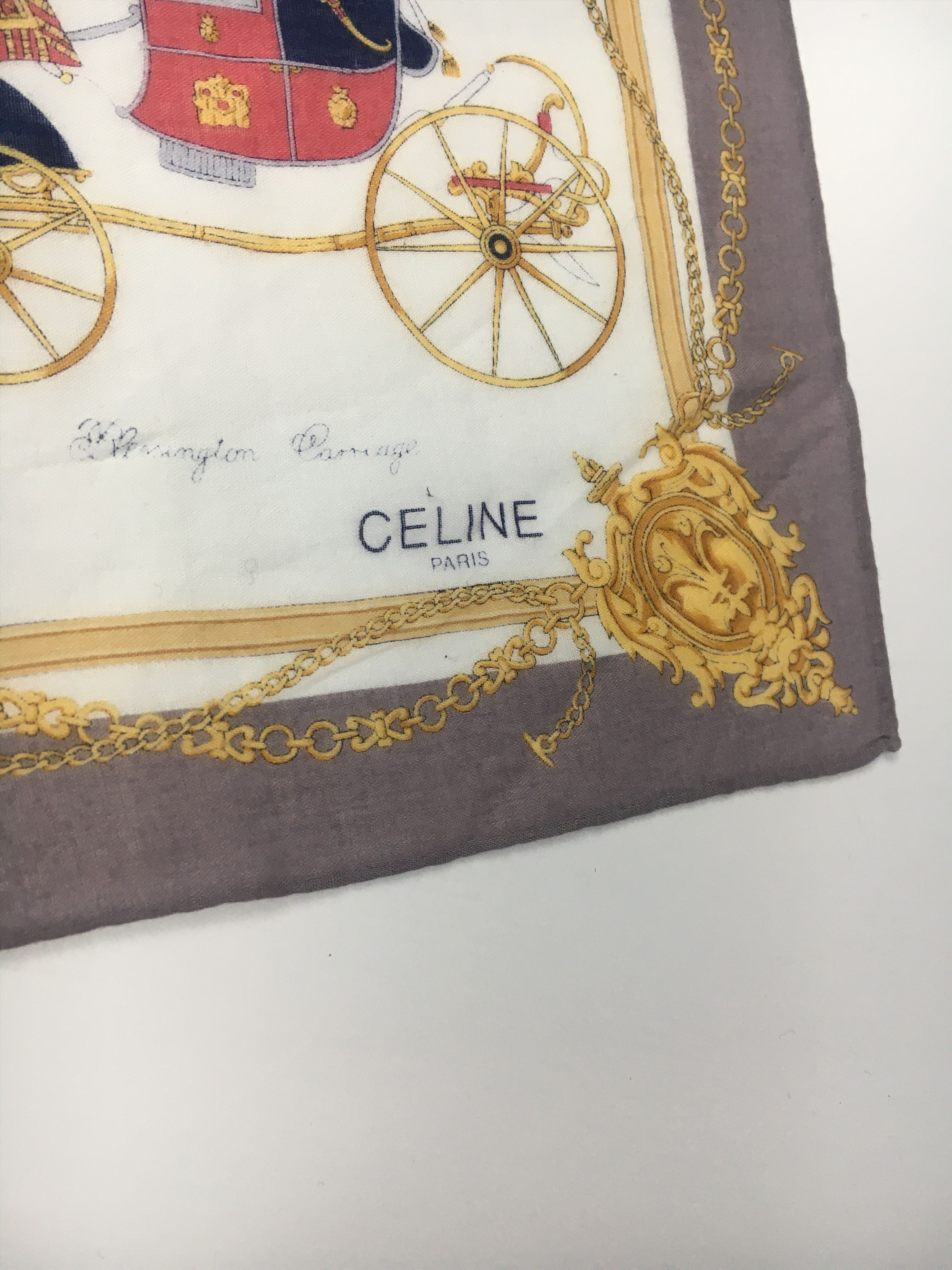 Celine Celine Handkerchief / Bandana / Neckerchief HKC0116 Size ONE SIZE - 4 Thumbnail
