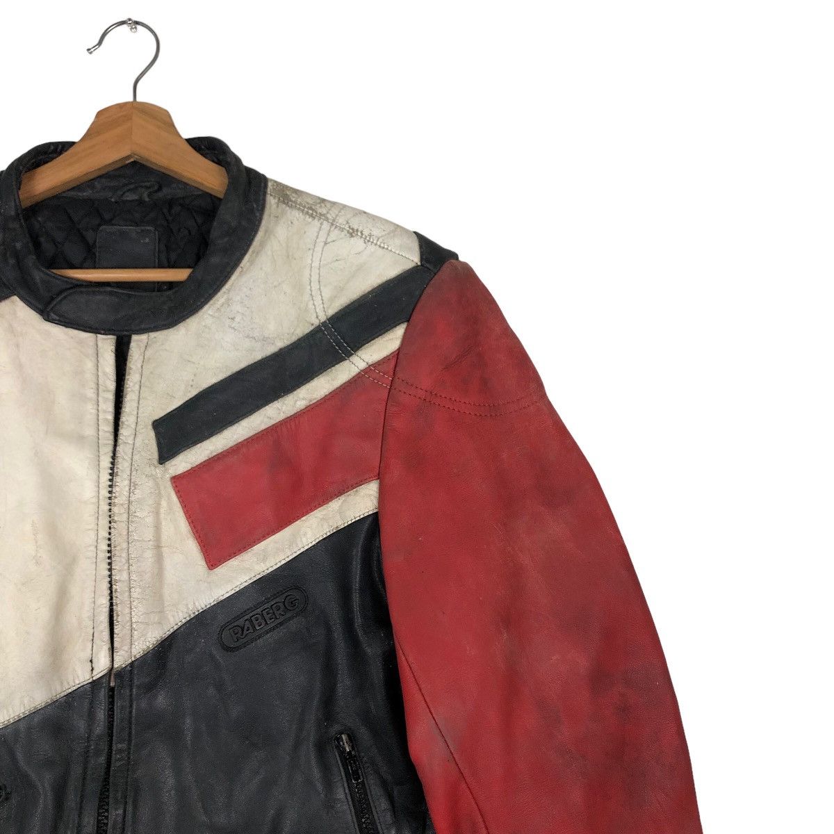 Hein Gericke 🔥Vintage Biker Racing Real Leather Jacket Raberg Japan Size US M / EU 48-50 / 2 - 6 Thumbnail
