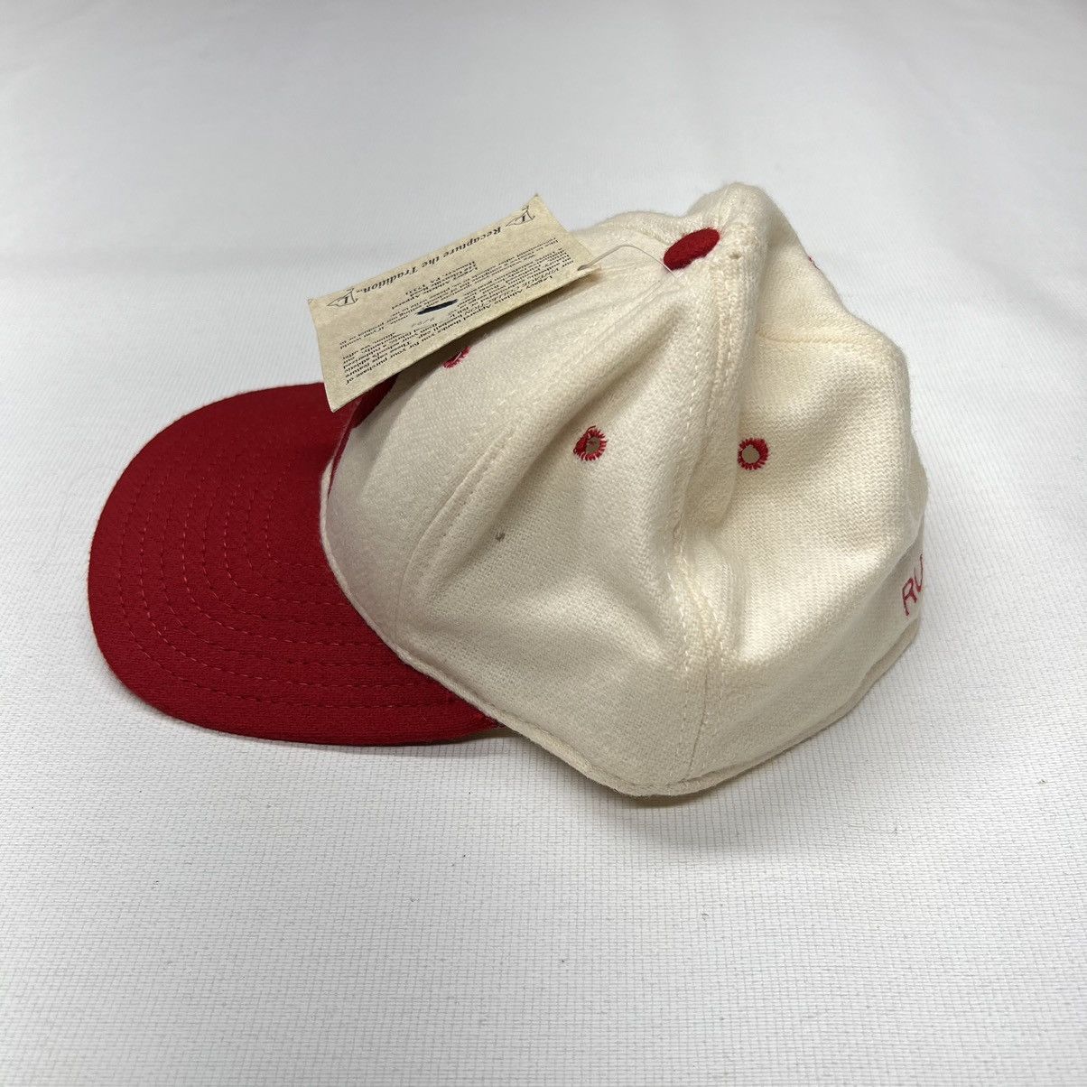 Vintage VTG Rutgers Hat 7 5/8 Red Legacy Merch Athletic Sport 90s Size ONE SIZE - 9 Thumbnail