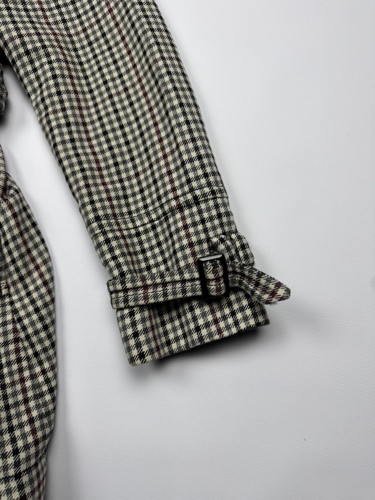 Weekend Max Mara Weekend Max Mara Check Trench Coat Size L / US 10 / IT 46 - 3 Thumbnail
