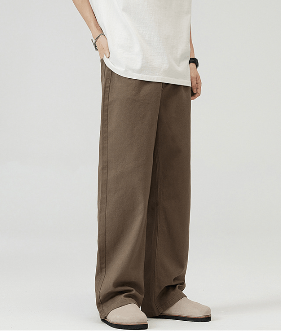 Japanese Brand Men's trendy all-match loose straight jeans y2k Size US 32 / EU 48 - 2 Thumbnail