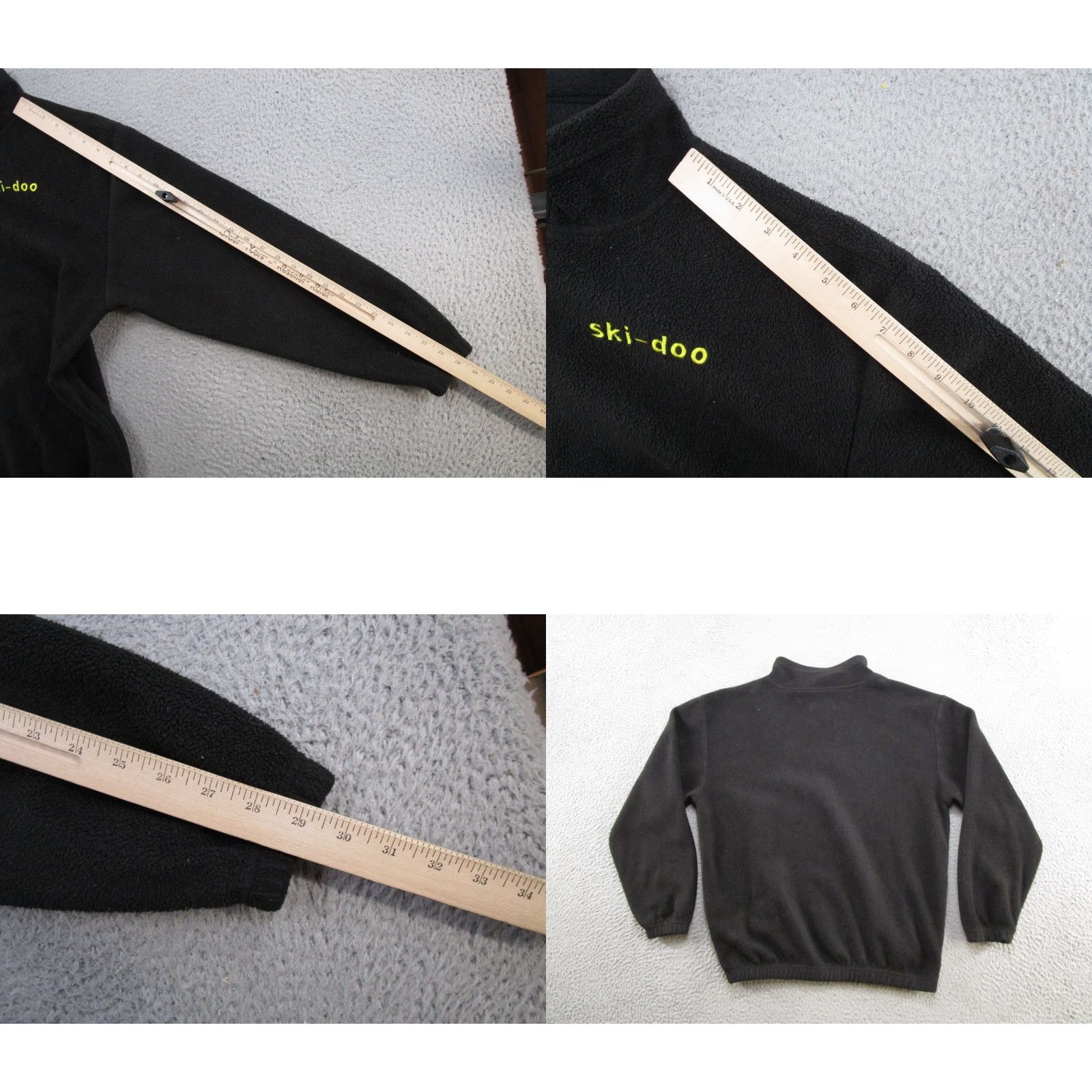 Vintage Vintage Ski-Doo Jacket 1/4 Zip Black Fleece Mens Size S Snowmobile 90s Reading Size US S / EU 44-46 / 1 - 8 Thumbnail