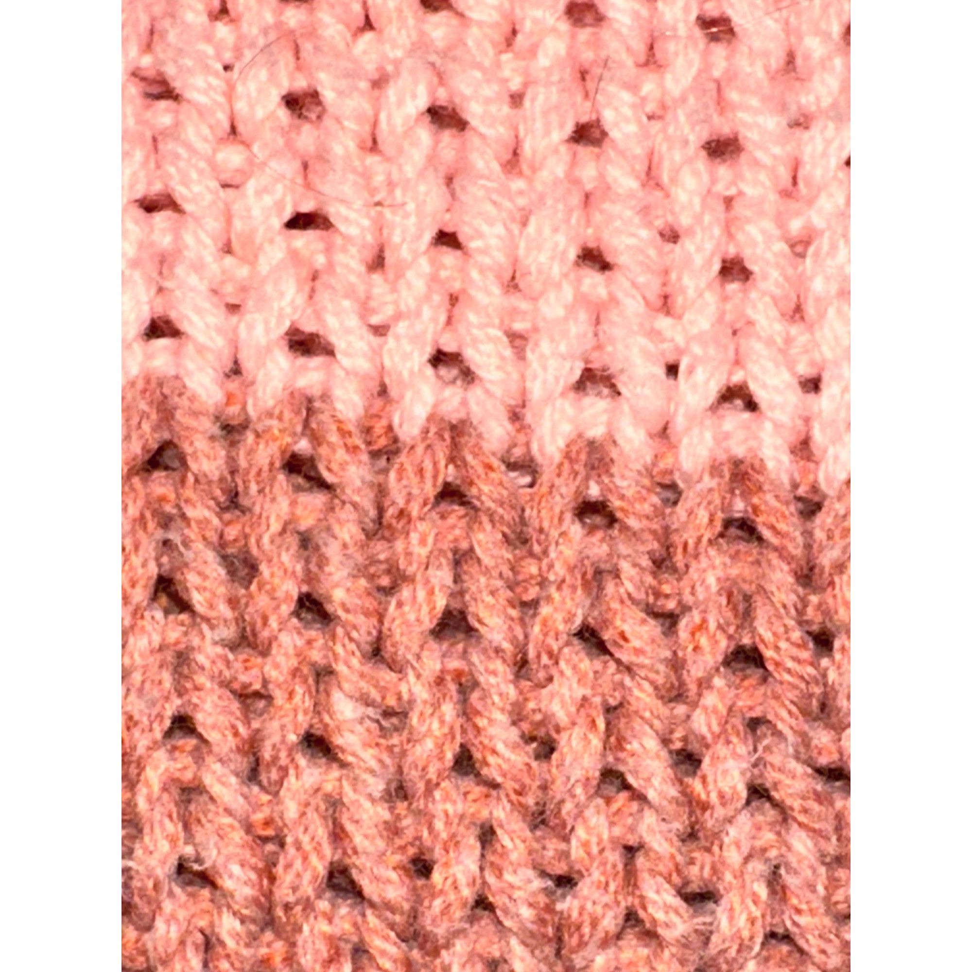 American Eagle Outfitters American Eagle Striped Knit Long Sleeve Sweater Pink Brown C Size S / US 4 / IT 40 - 10 Thumbnail