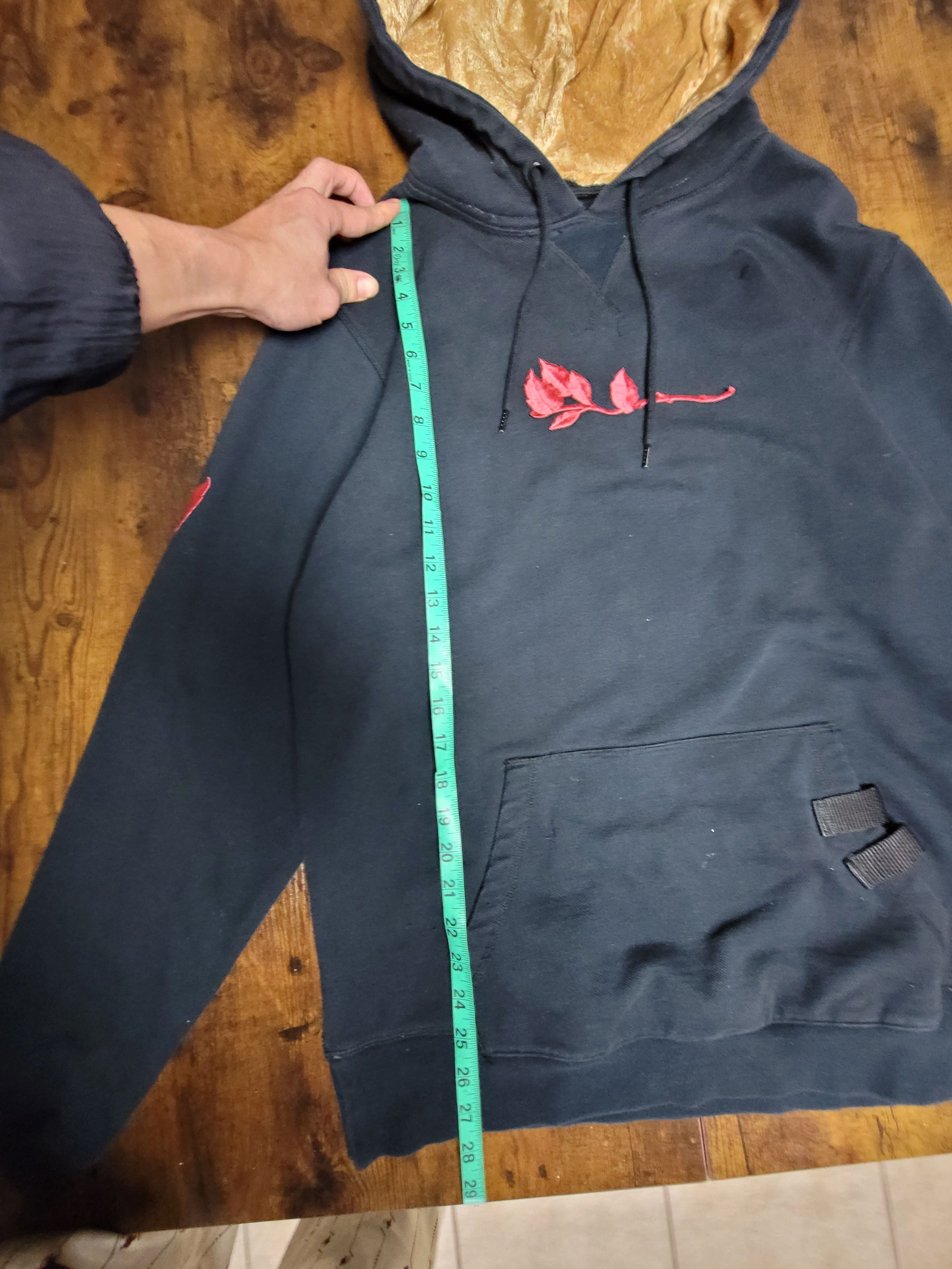 Designer Custom Geisha Print Hoodie with Velvet-Lined Hood Size US M / EU 48-50 / 2 - 9 Thumbnail