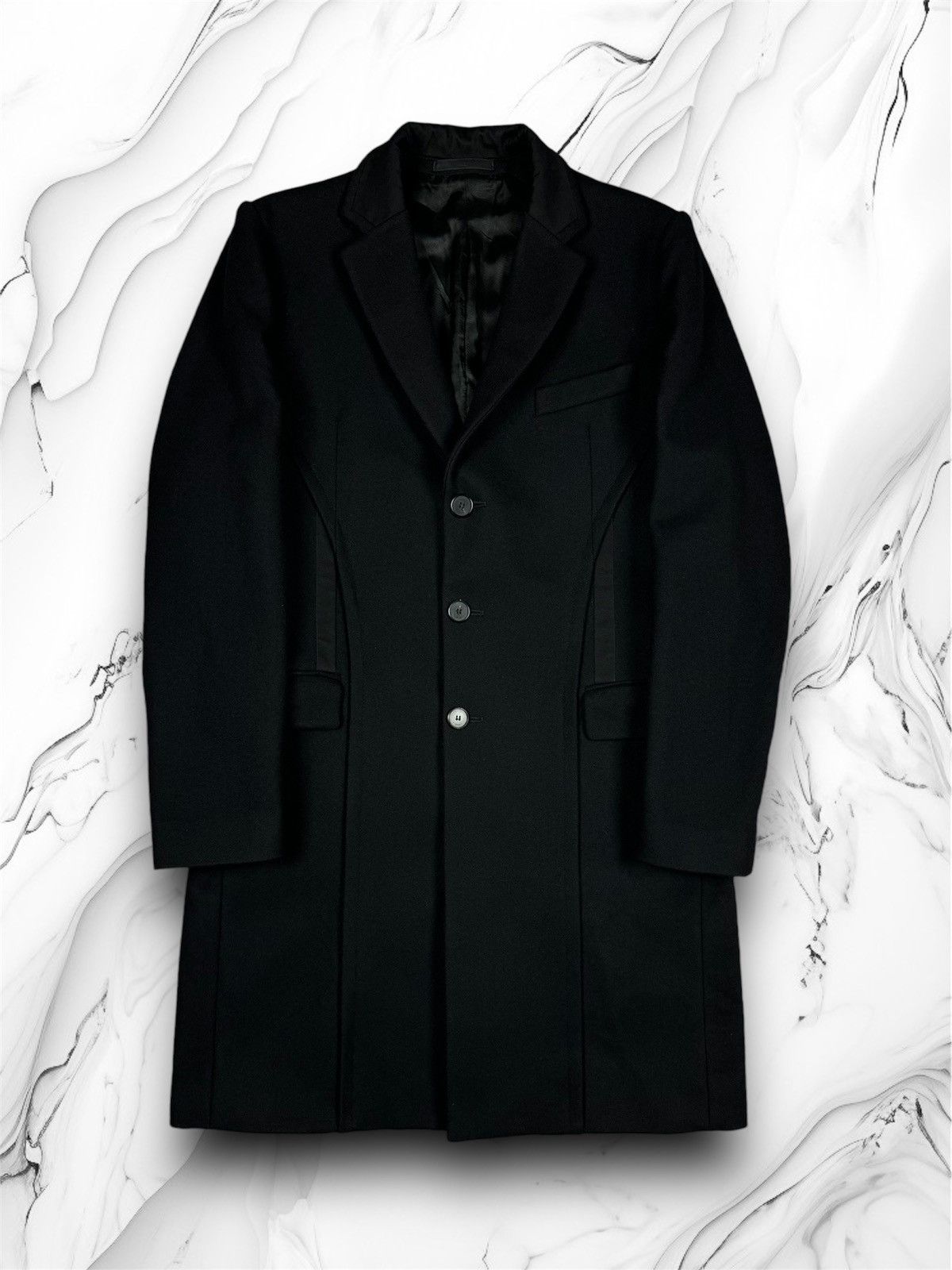 Givenchy Vintage Givenchy Wool Classic Designer Luxury Coat Jacket og Size US L / EU 52-54 / 3 - 1 Thumbnail