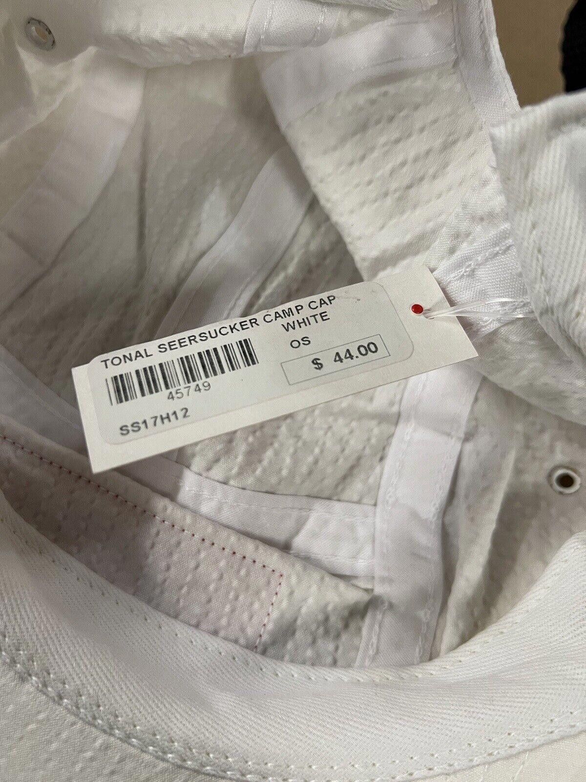 Supreme SS17 Supreme Seersucker White Red Box Logo 5 Panel Camp Cap Size ONE SIZE - 4 Thumbnail