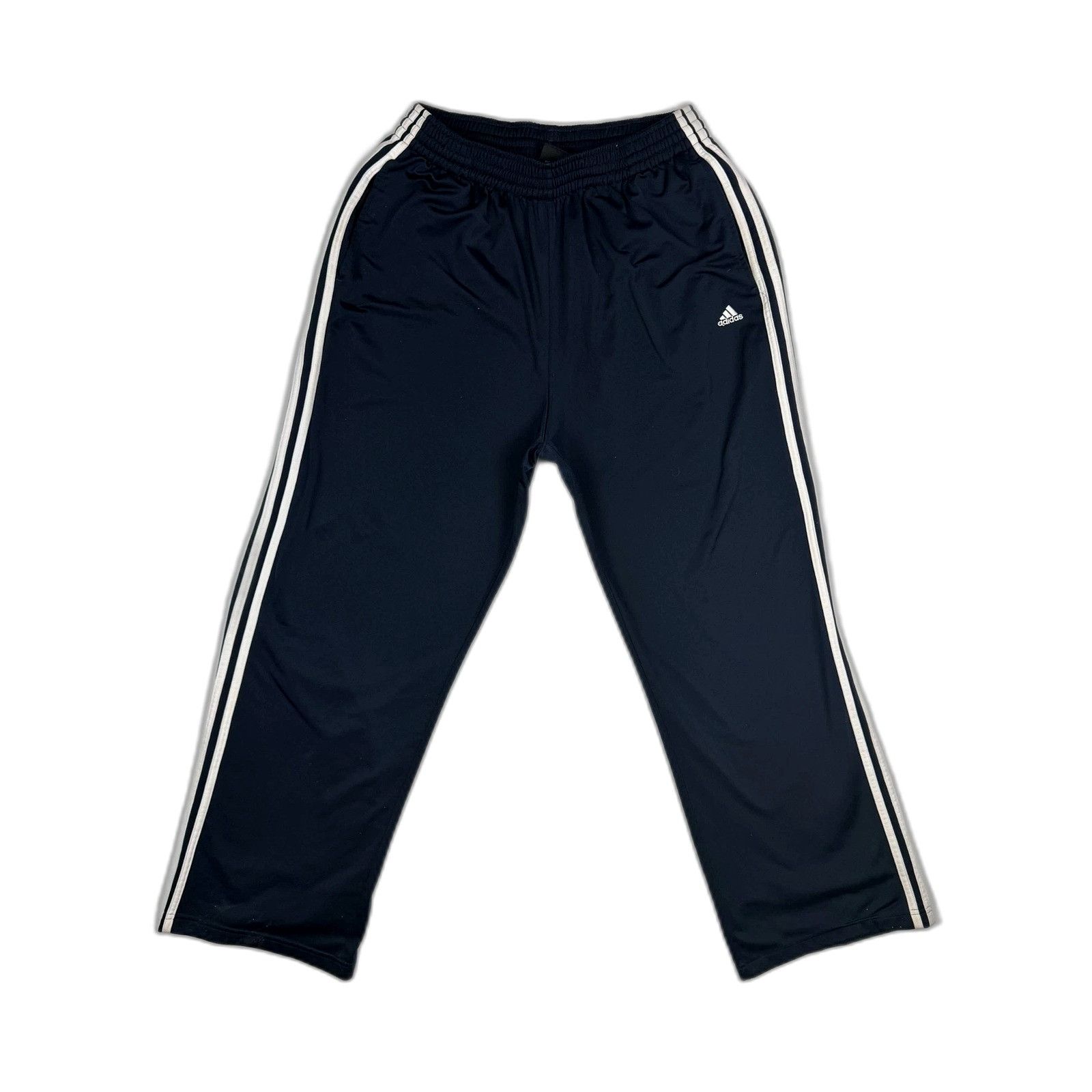 Adidas Adidas Track Pants Mens XL Navy Blue 3 Stripe Athletic Jogge Size US 26 / EU 42 - 1 Thumbnail