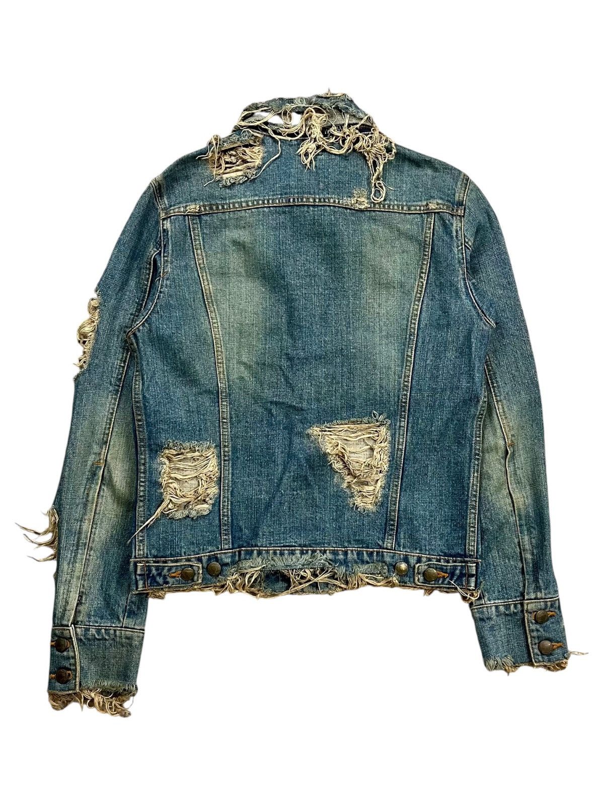 Le Grande Bleu (L.G.B.) LGB - Crash Denim Jacket Size US M / EU 48-50 / 2 - 2 Thumbnail