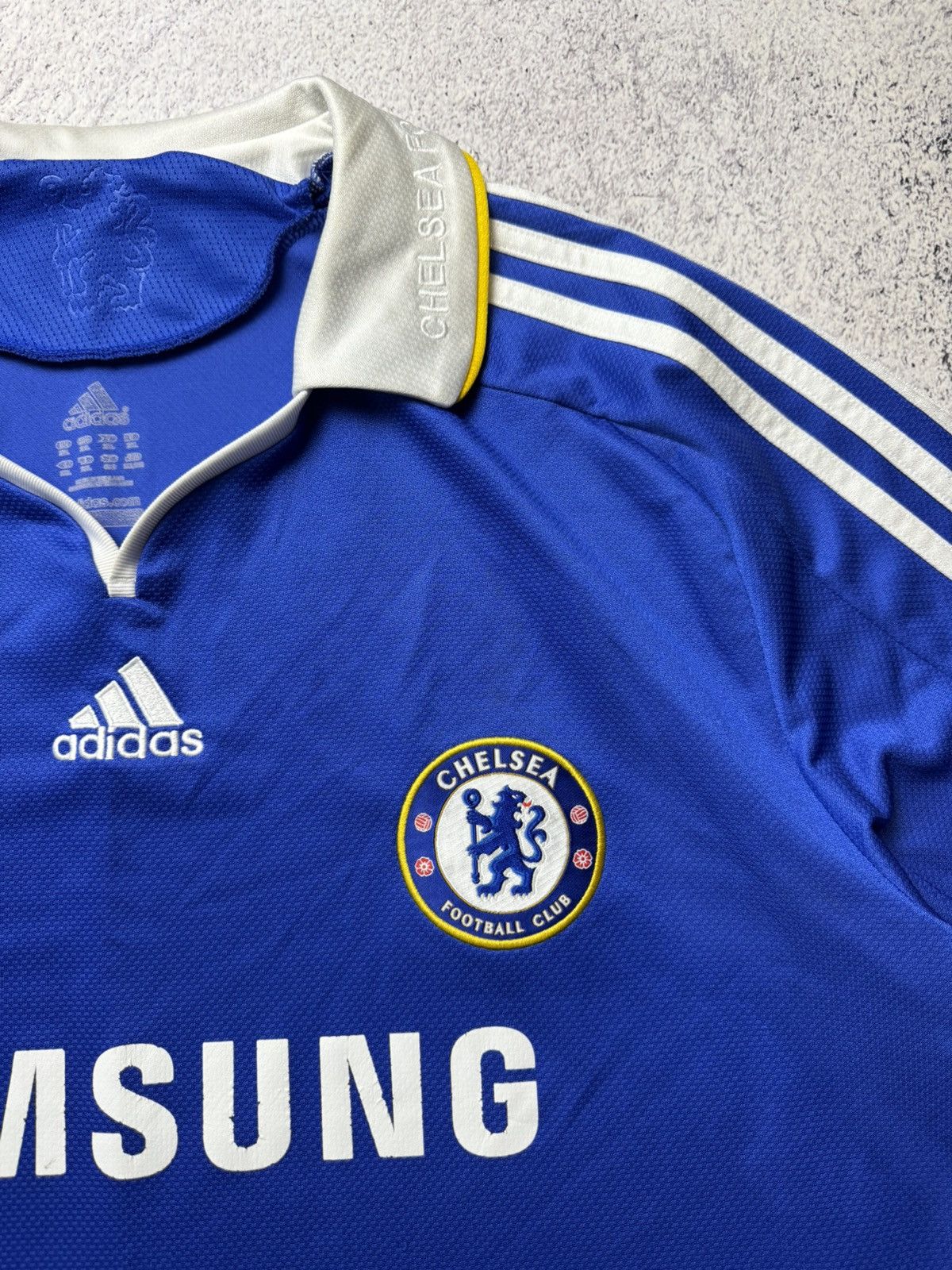 Adidas Chelsea Adidas Jersey Used Blue Men's Champions League Size US XL / EU 56 / 4 - 8 Thumbnail
