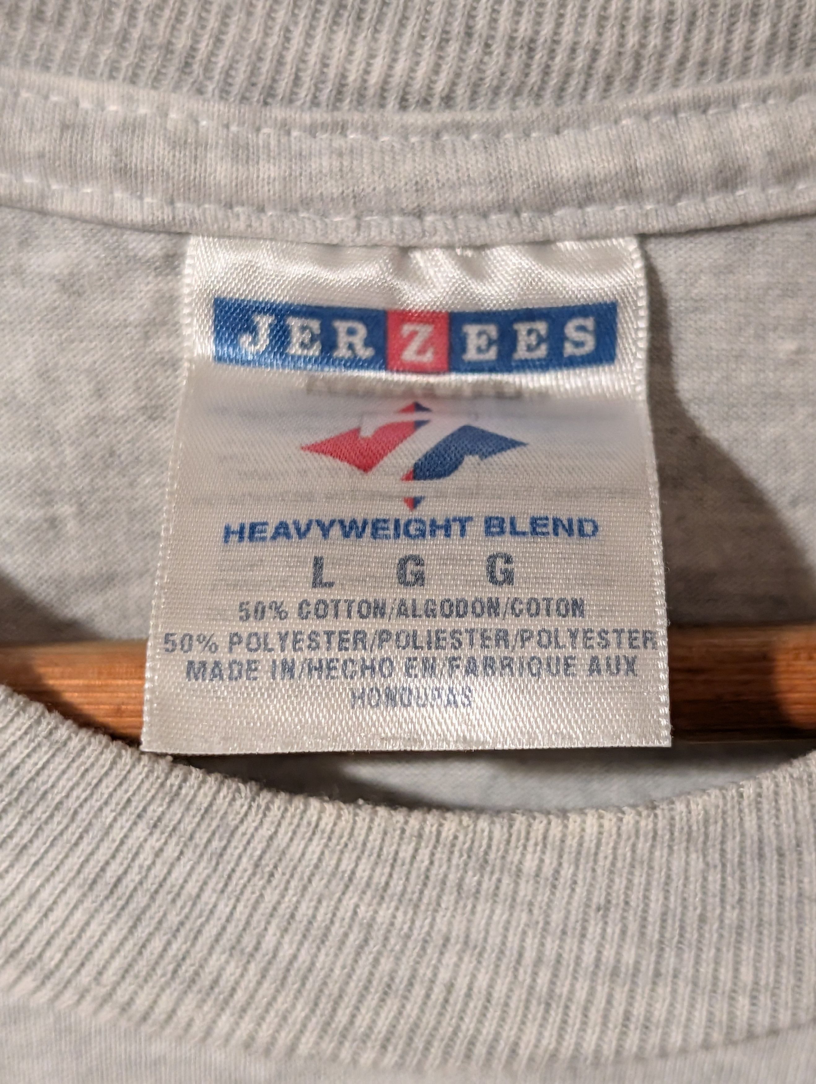Jerzees Vintage 90s The Big Elk Lick Animal Nature Hunting T-Shirt Size US L / EU 52-54 / 3 - 3 Thumbnail