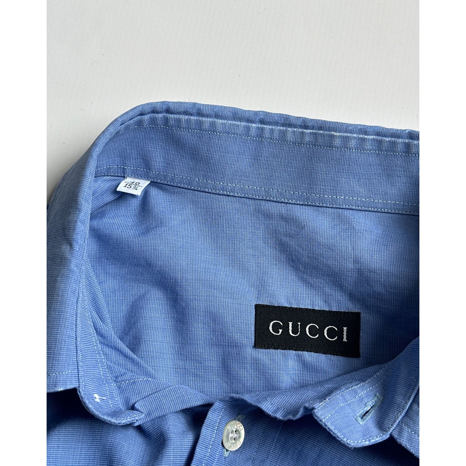 Gucci Vintage Gucci by Tom Ford Button Up Shirt Size US M / EU 48-50 / 2 - 4 Thumbnail
