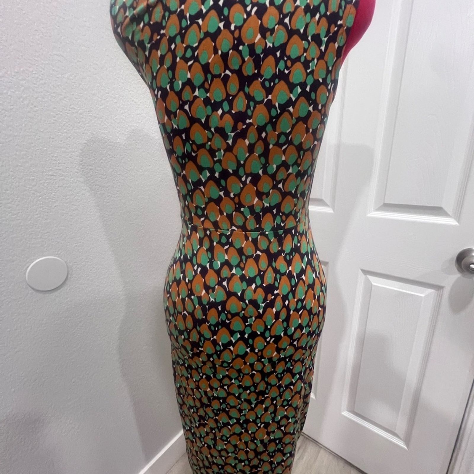 Boden Elegant Boden Multicolor Patterned Dress 2R Size XS / US 0-2 / IT 36-38 - 8 Thumbnail