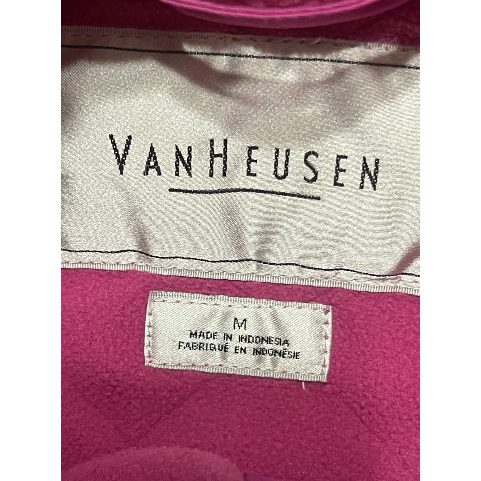 Van Heusen VAN HEUSEN Sweater Women's Size Medium Pink Full Zip Vest Pockets Womens Sized Size M / US 6-8 / IT 42-44 - 6 Thumbnail