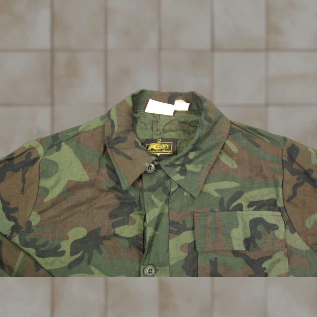 Vintage VINTAGE K-mart Shirt Camouflage Canvas Button-Up 90s Outdoor Mens M Green Cotton Canvas Button-Down Collar Shirt Size US M / EU 48-50 / 2 - 1 Thumbnail
