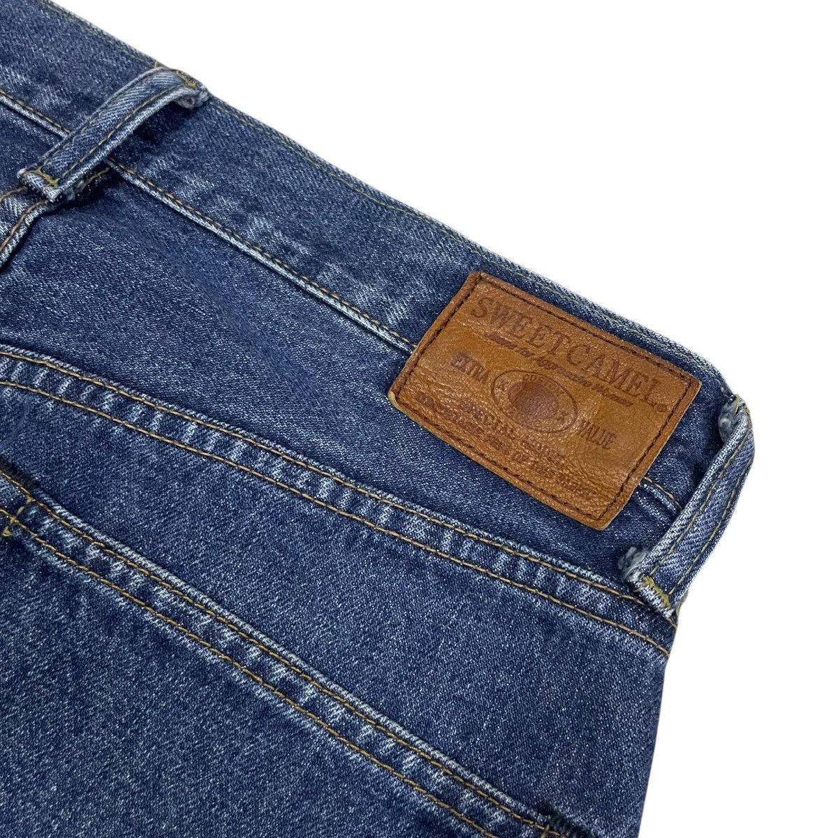 Indigo Original Sweet Camel Special Edition Baggy Selvedge Rare Size US 30 / EU 46 - 8 Thumbnail
