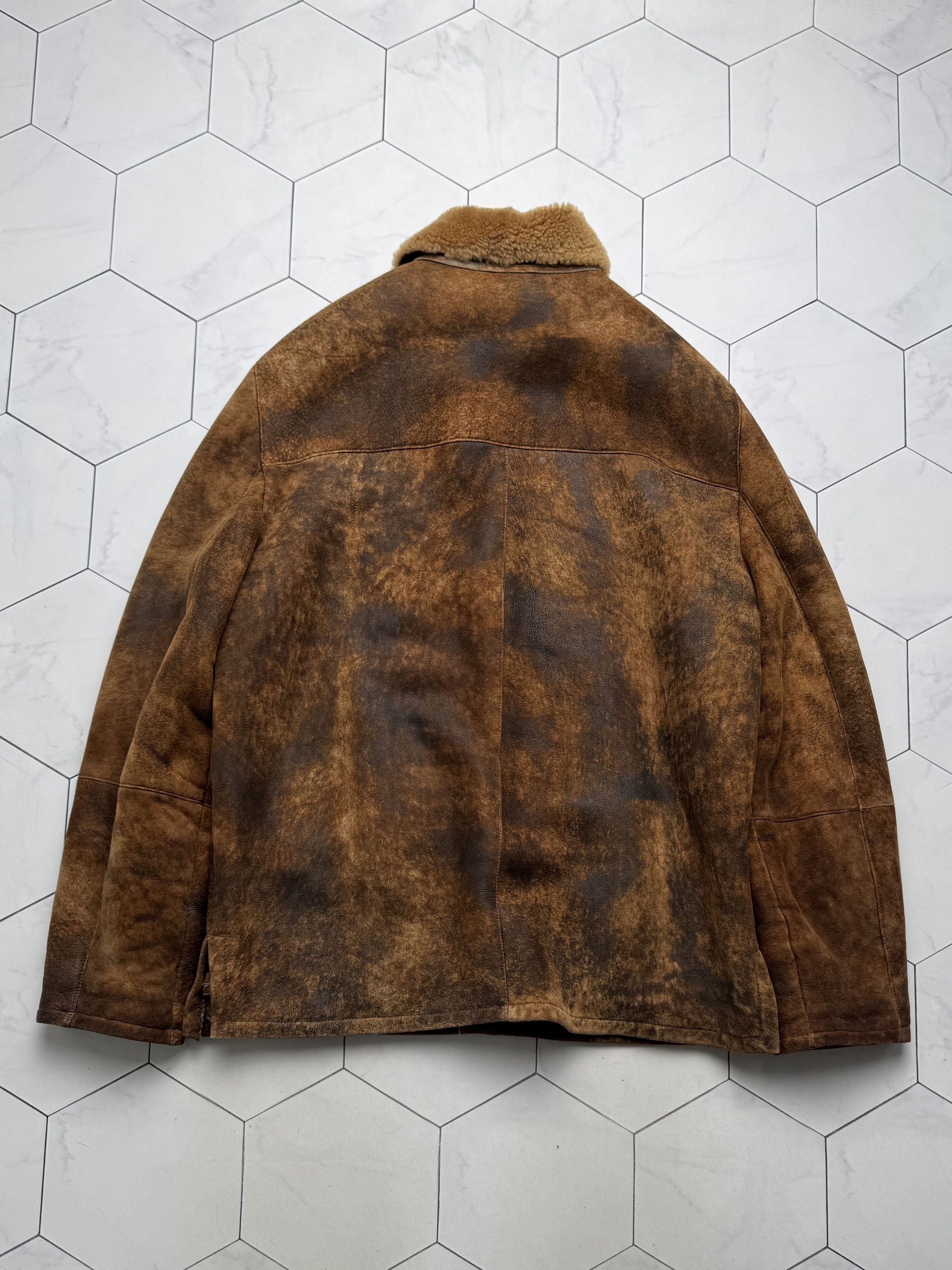 Vintage Vintage Real Shearling Faded Jacket(B409)E2D15 Size US XXL / EU 58 / 5 - 16 Thumbnail
