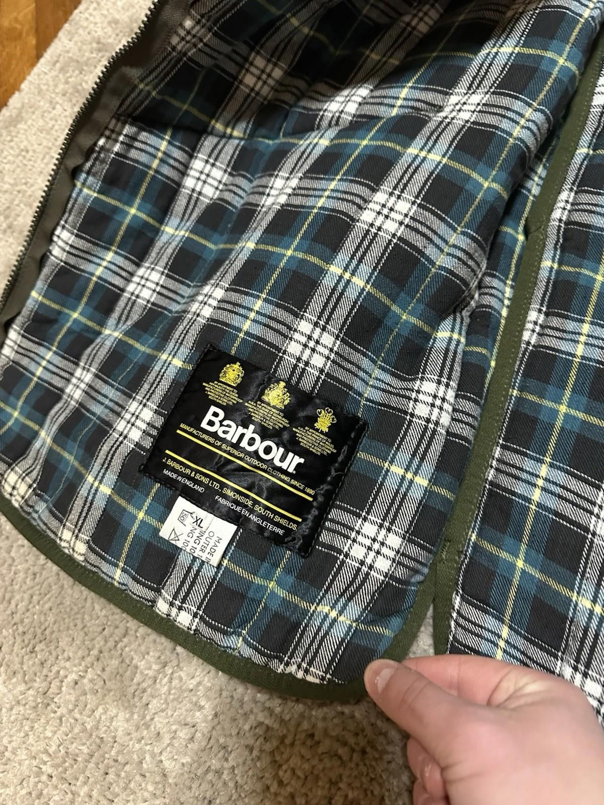 Barbour Vintage Barbour hunting waistcoat XL OLIVE GREEN Size US XL / EU 56 / 4 - 10 Thumbnail