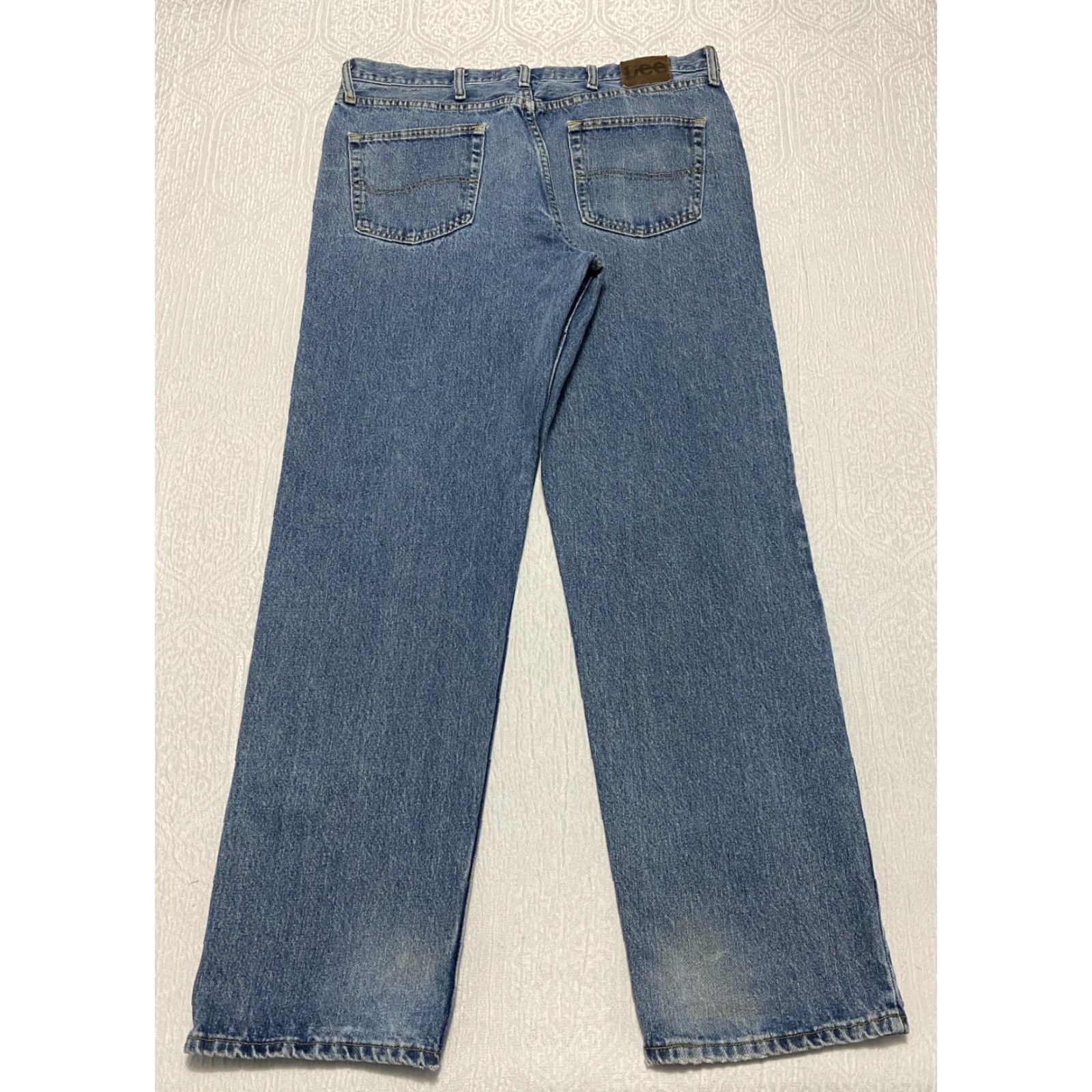 Lee Lee Relaxed Fit Jeans Men’s Size 38×34 Blue 100 % Cotton Straight Denim Size US 38 / EU 54 - 3 Thumbnail