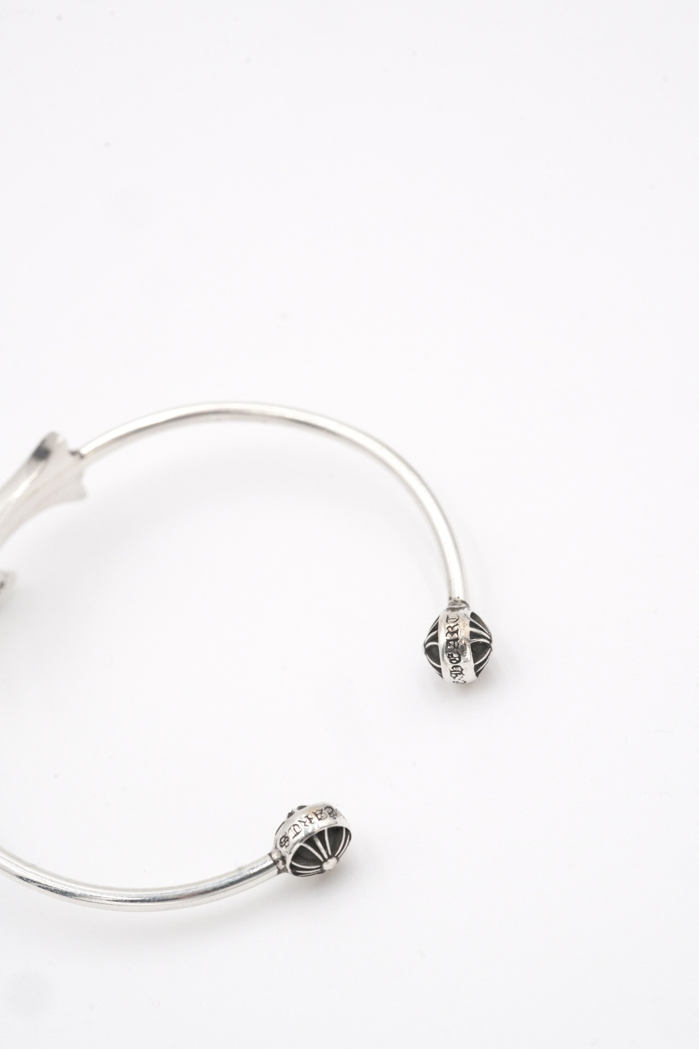 Chrome Hearts Chrome Hearts 925 Silver Tiny Cross Cuff Bracelet Size ONE SIZE - 11 Thumbnail