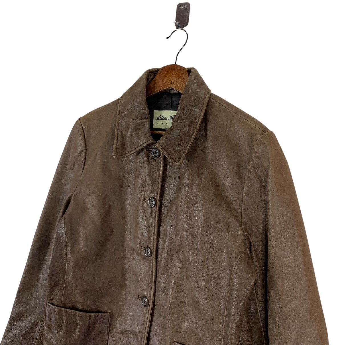 Eddie Bauer × Vintage VINTAGE EDDIE BAUER LEATHER JACKET Size S / US 4 / IT 40 - 3 Thumbnail