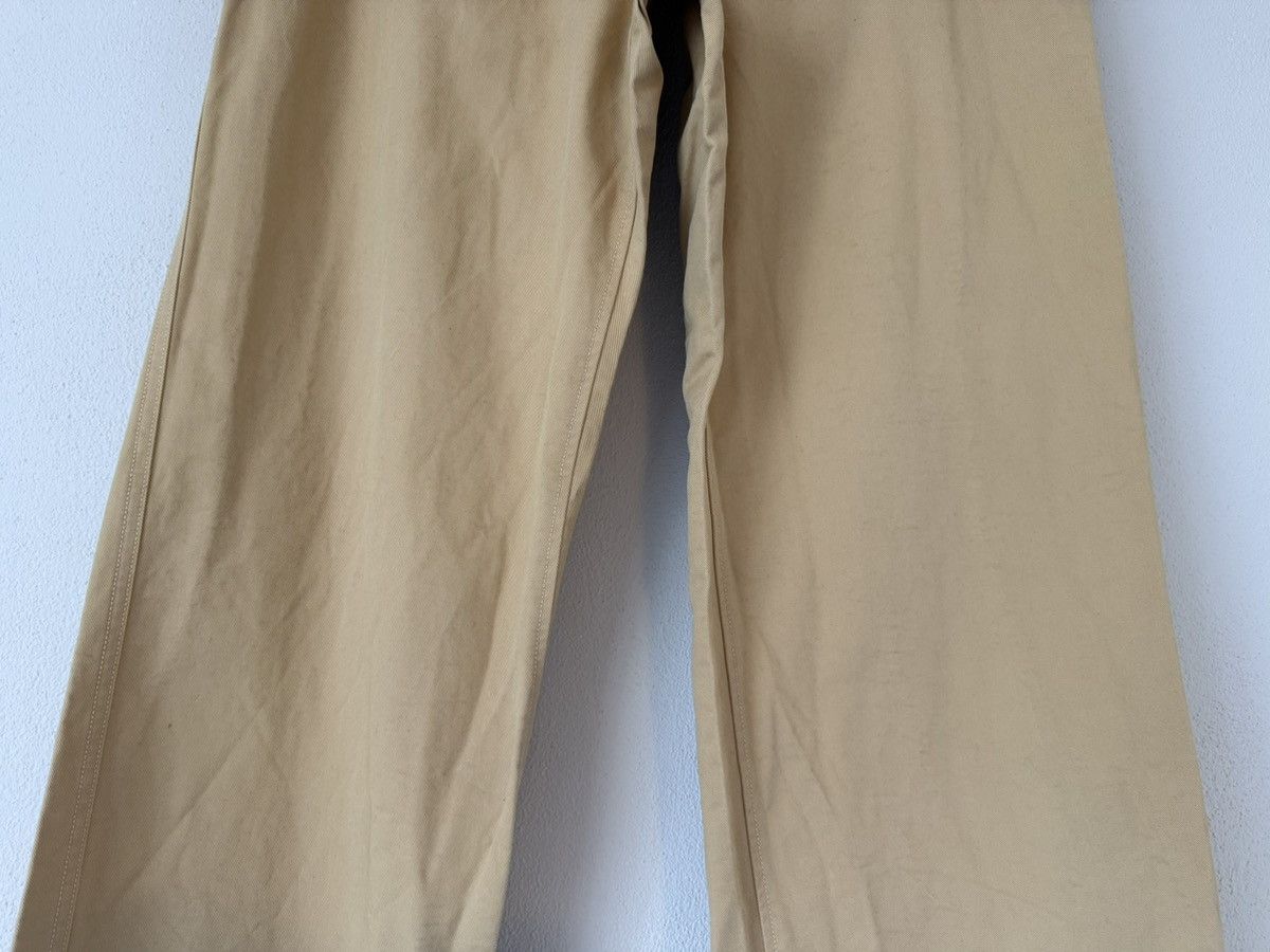 Marni Wide-Leg Beige Cotton Trousers Size US 34 / EU 50 - 4 Thumbnail