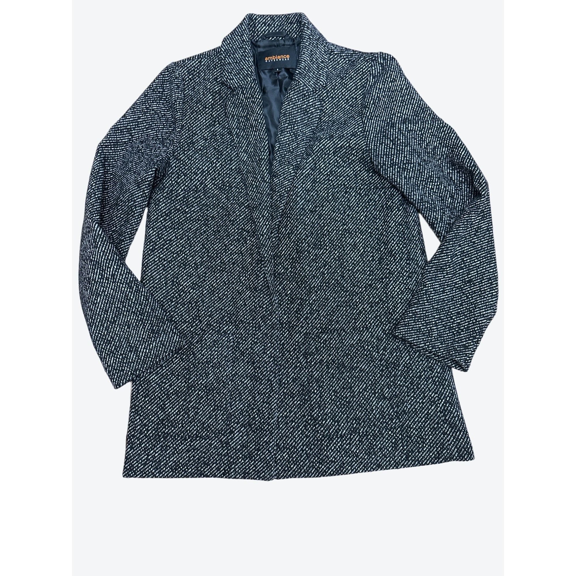 Other Ambiance Outerwear Black White Tweed Style Blazer Size Small Size S / US 4 / IT 40 - 10 Thumbnail