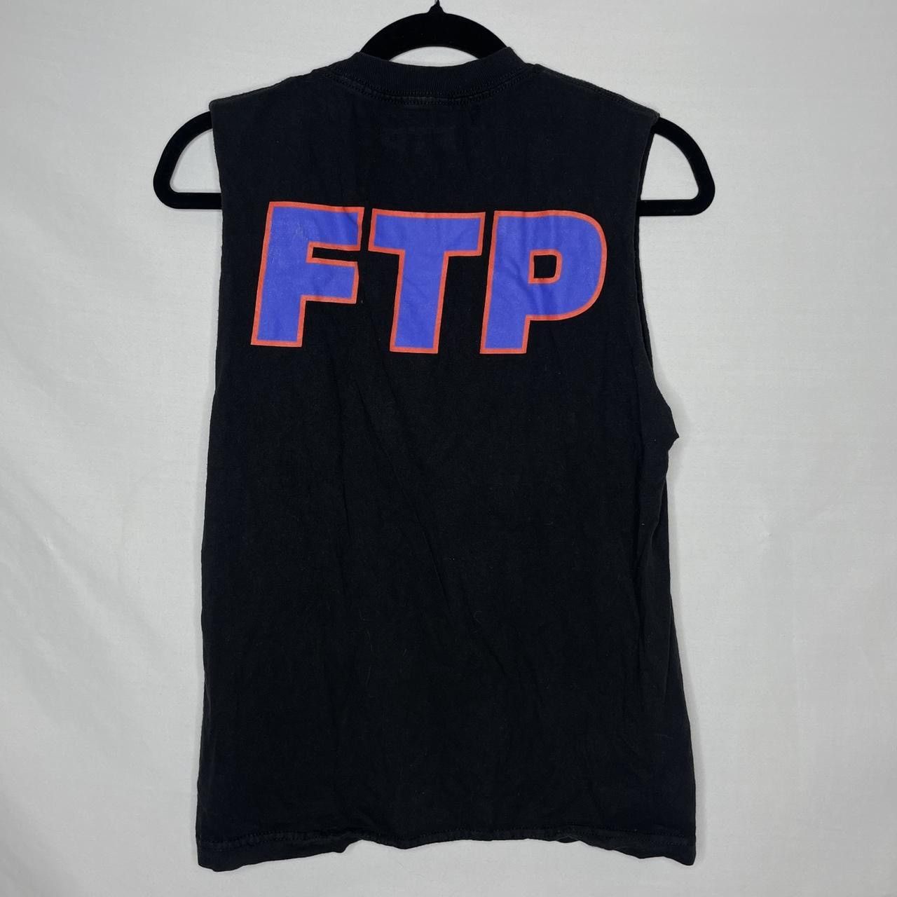 Fuck The Population FTP Blue and Orange logo Cutoff Tee Shirt Size US S / EU 44-46 / 1 - 1 Thumbnail