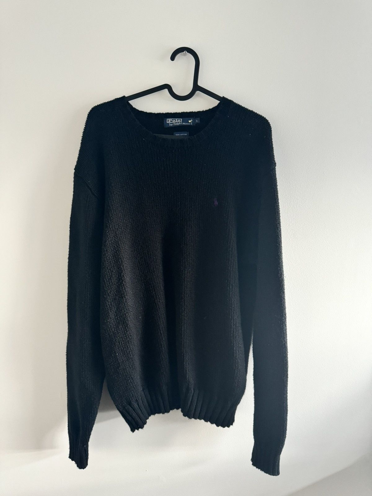 Polo Ralph Lauren Polo Knit Sweater - Black/Purple Size US L / EU 52-54 / 3 - 5 Thumbnail