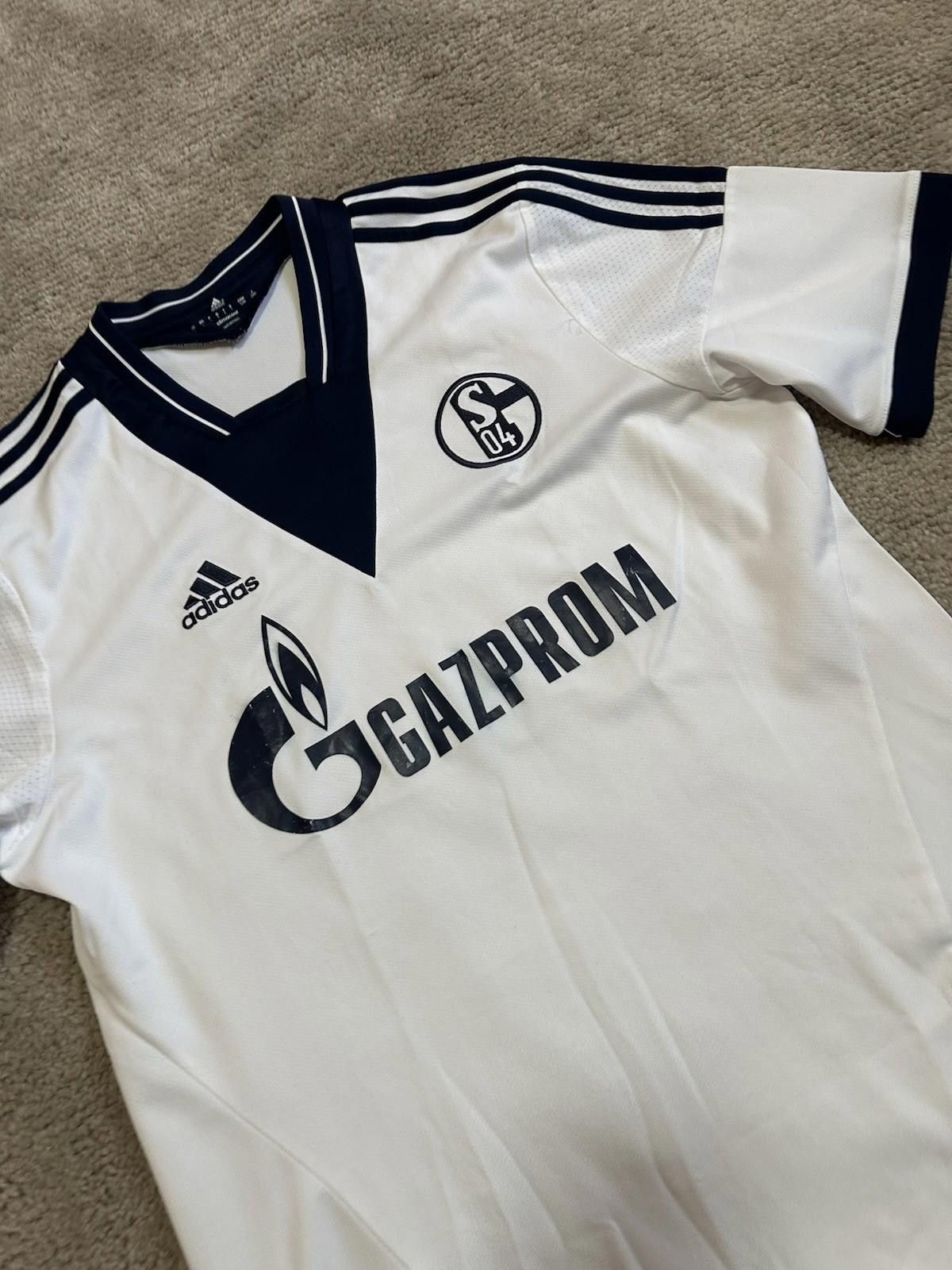 Adidas 2013-15 Schalke Away Football Shirt Soccer Jersey Sz L Size US L / EU 52-54 / 3 - 2 Thumbnail
